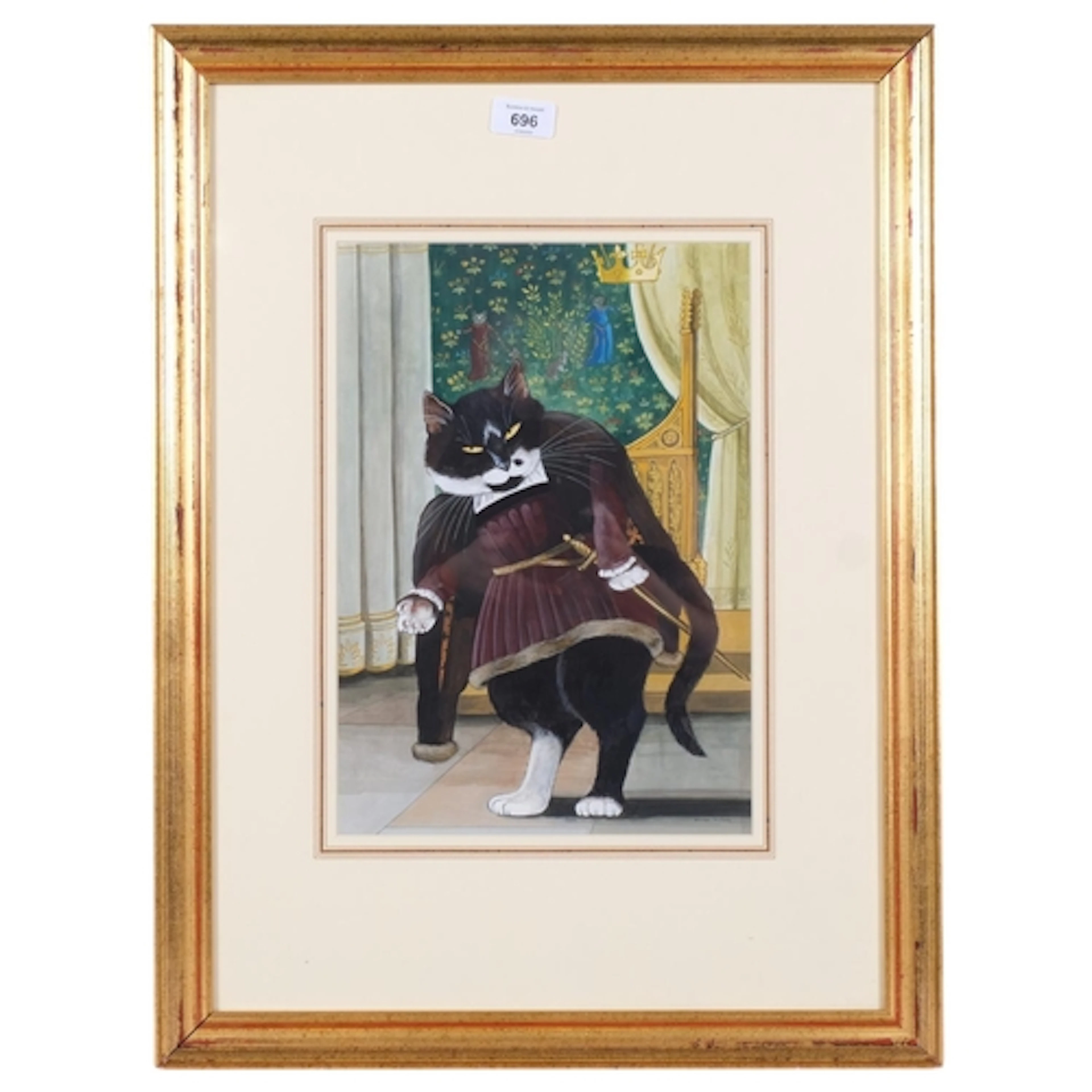 Susan Herbert (1945 - 2014), Richard III, gouache, illustrat...