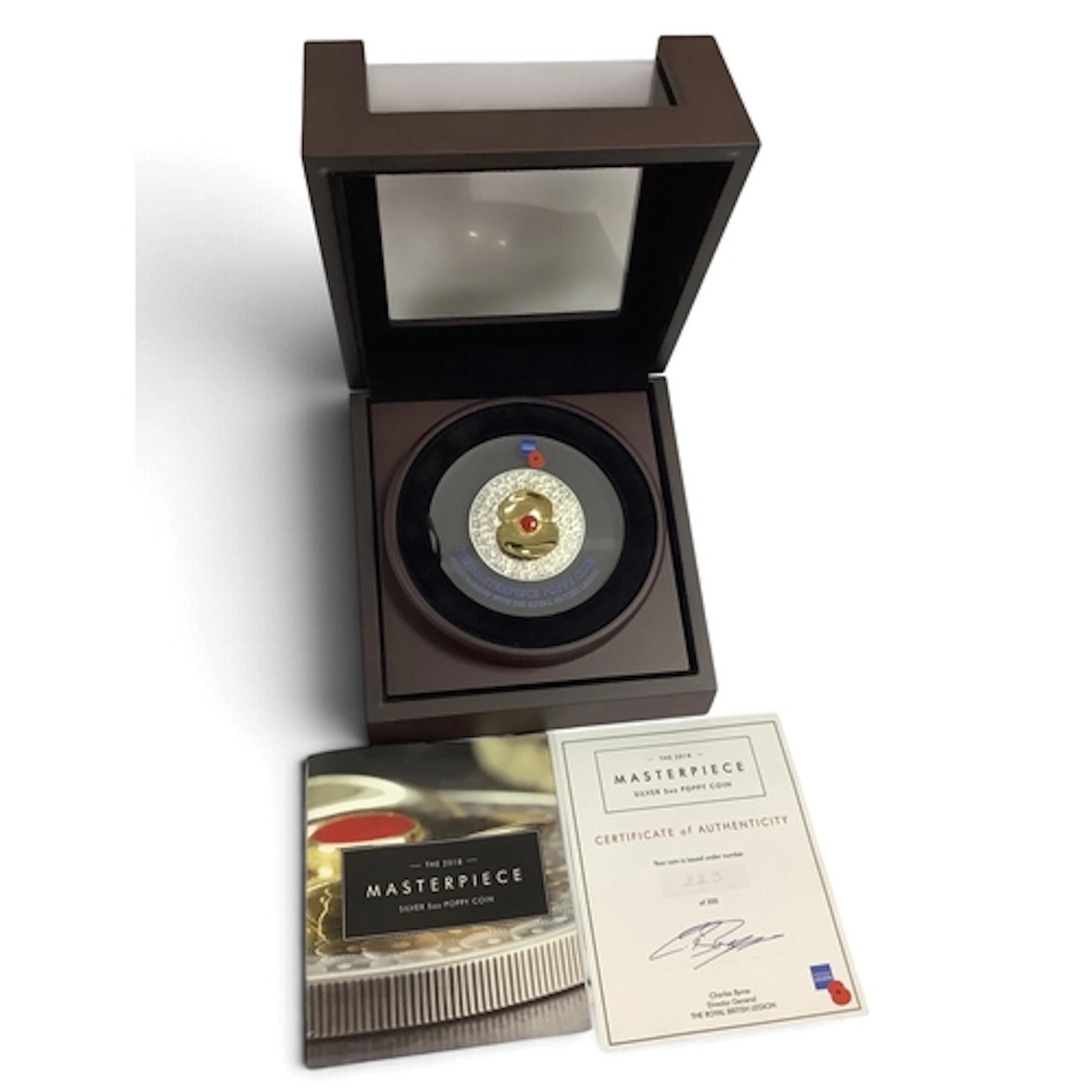 2018 Royal British Legion Fine Silver Five Ounce Masterpiece...