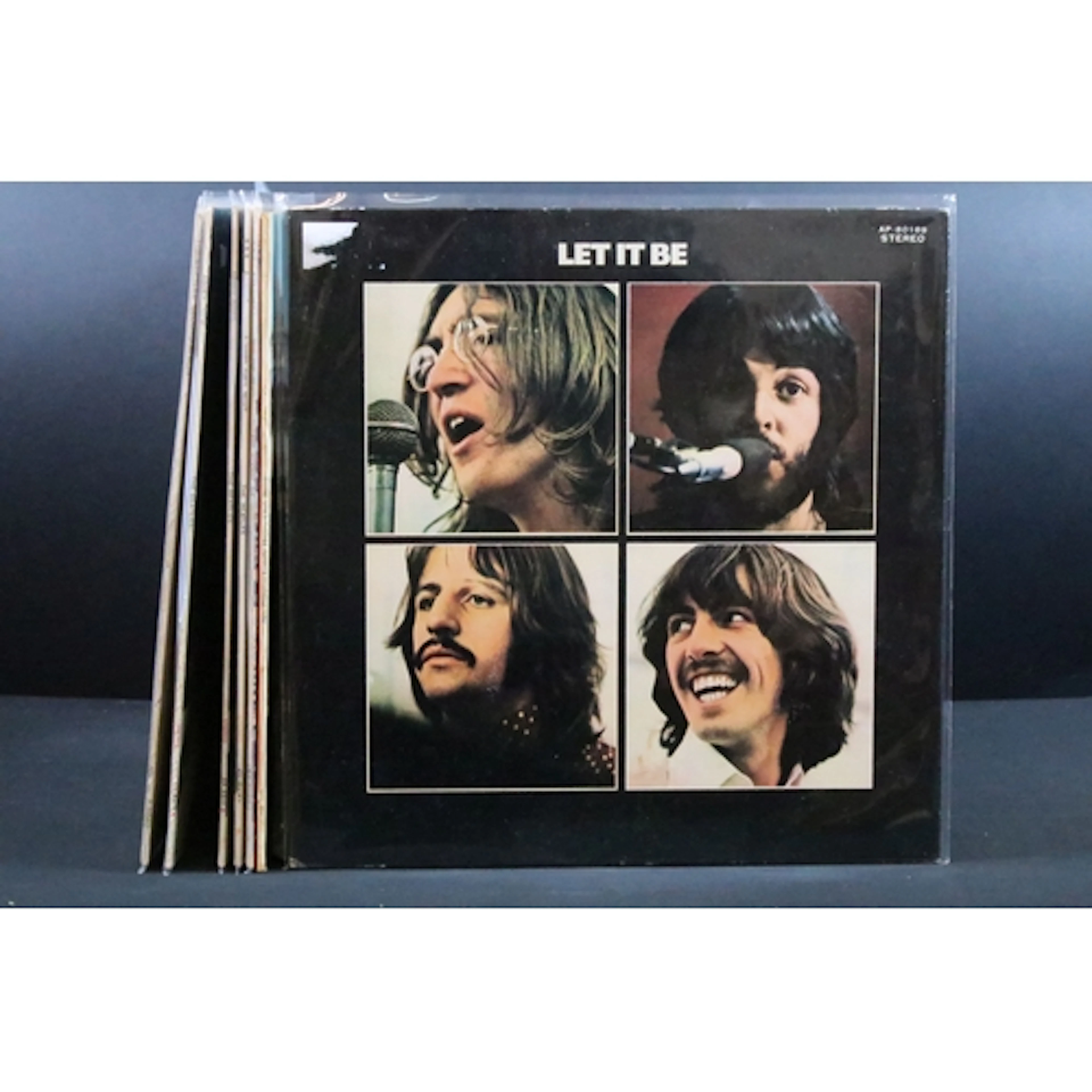 Vinyl - 7 The Beatles foreign pressing LPs to include Let It...
