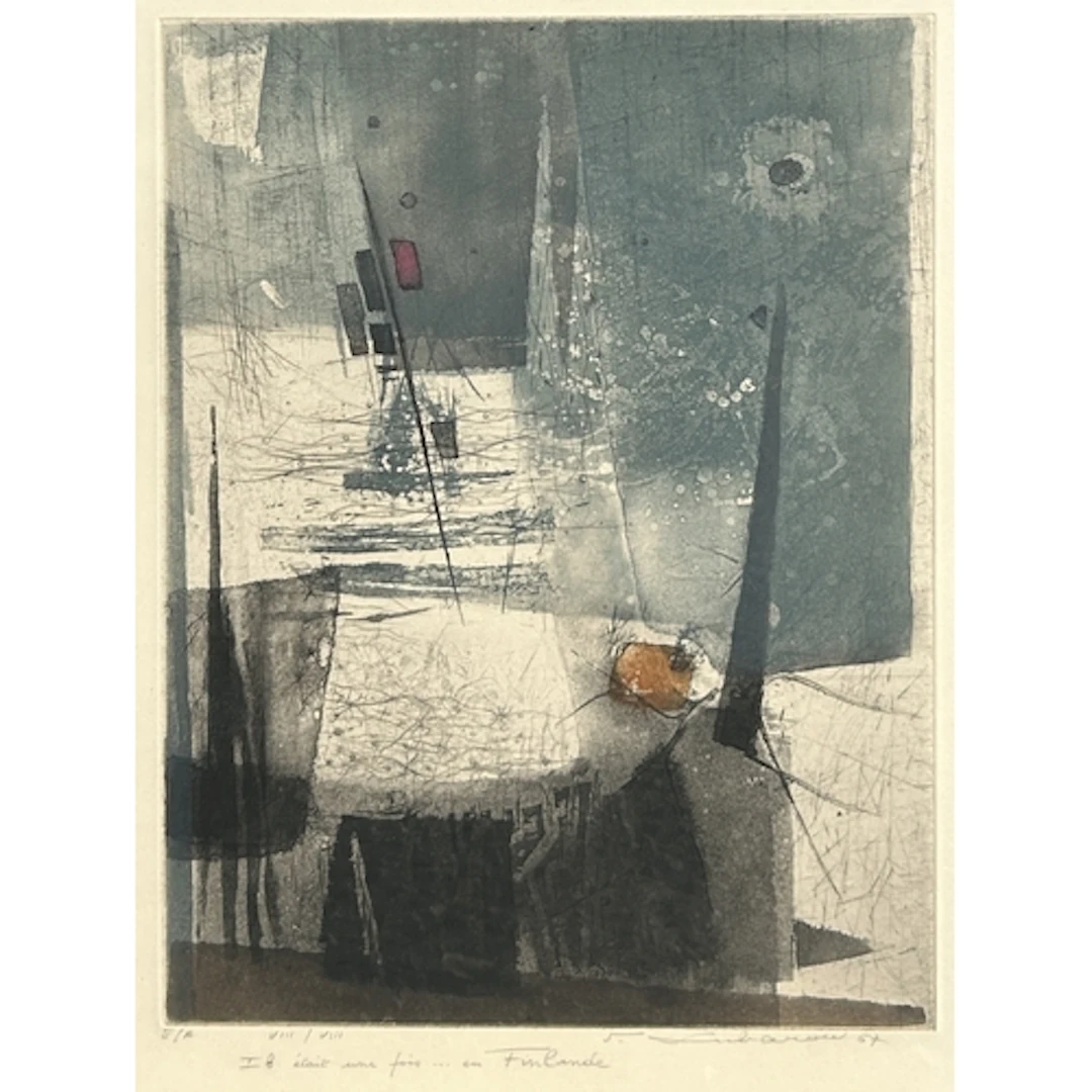 RENÉE LUBAROW (FRENCH, 1923-2017): 'IL ECOUT UNE FOIS...EN F...