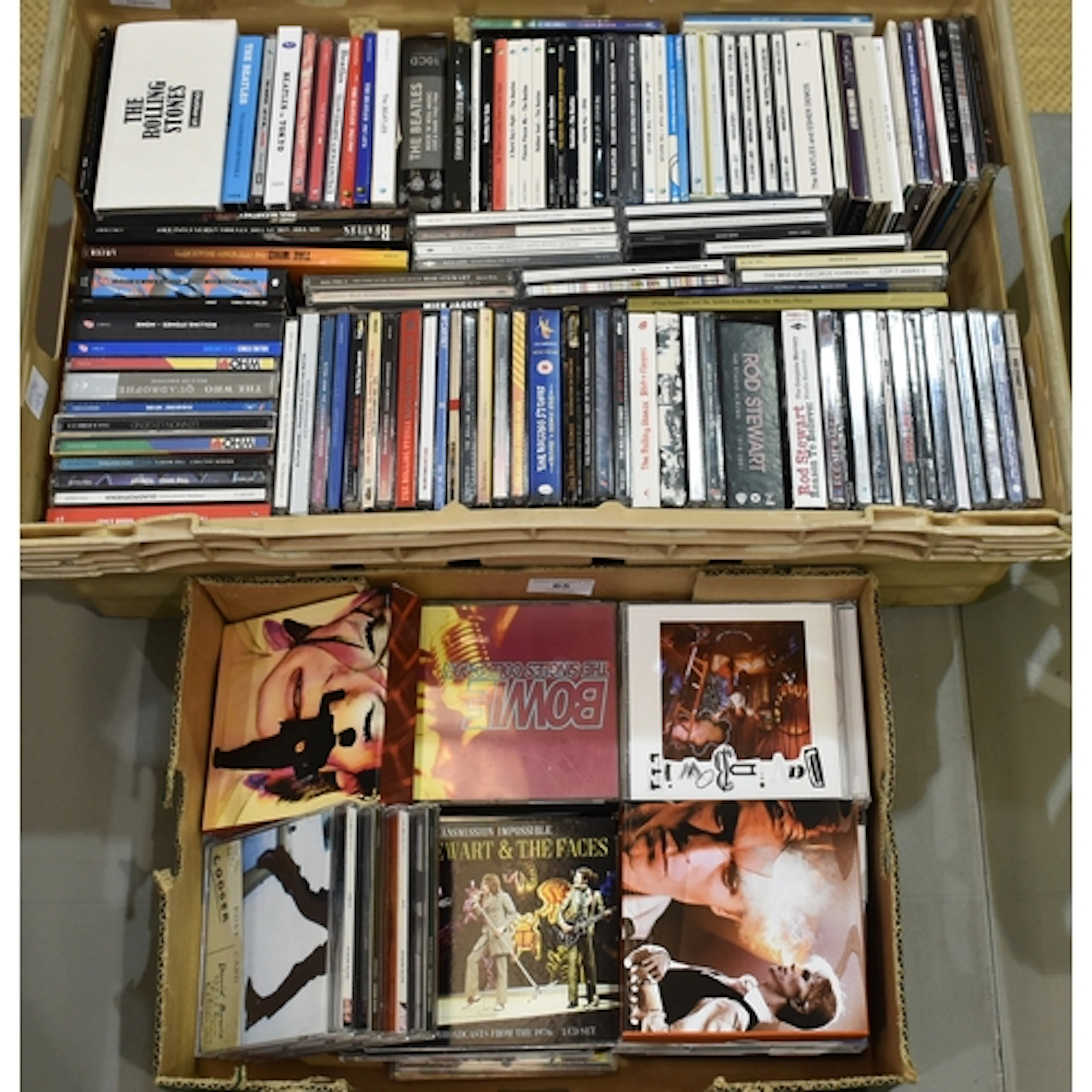A collection of approximately one hundred and forty CD's and...