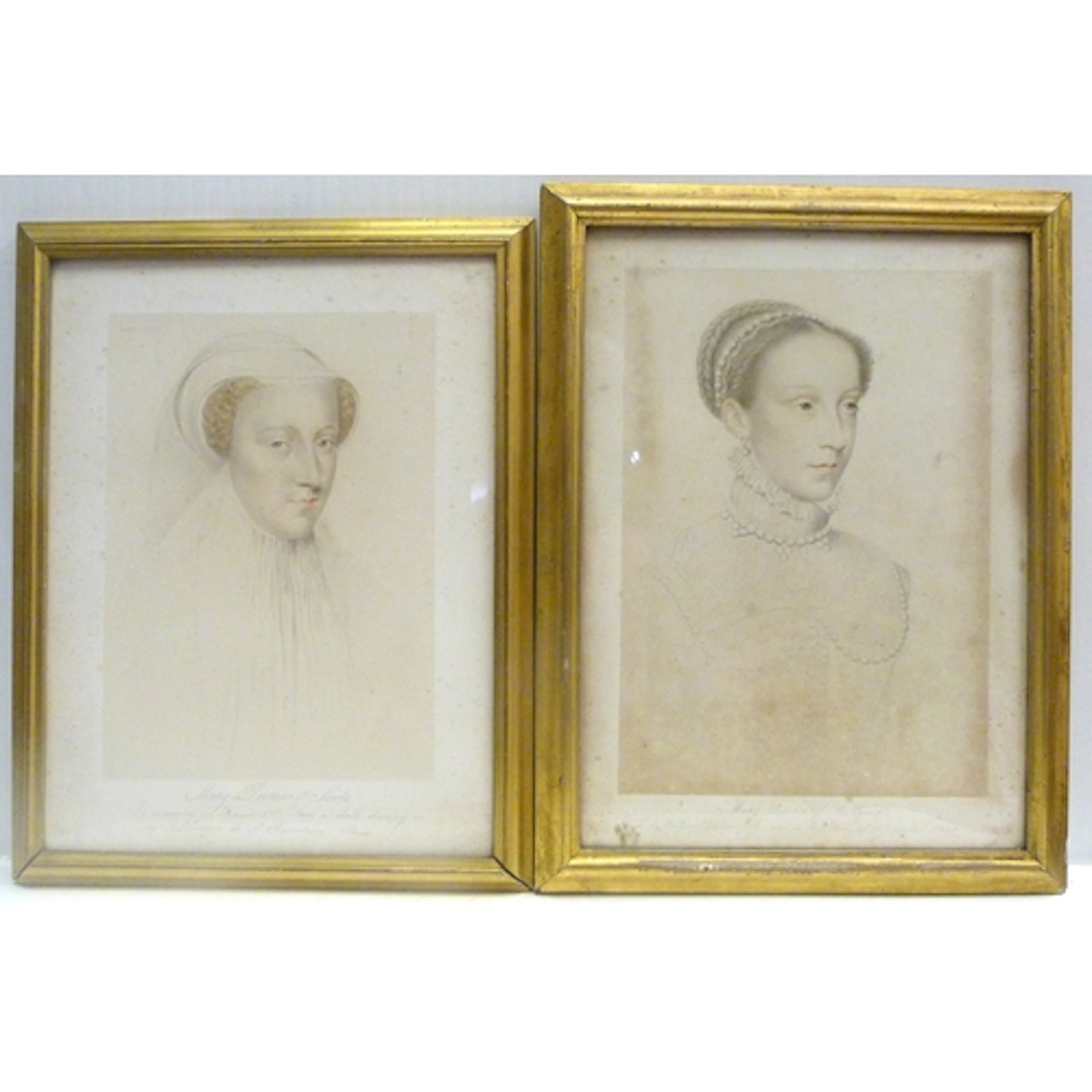 After Francois Clouet, French. Mary Queen of Scots and Mary ...