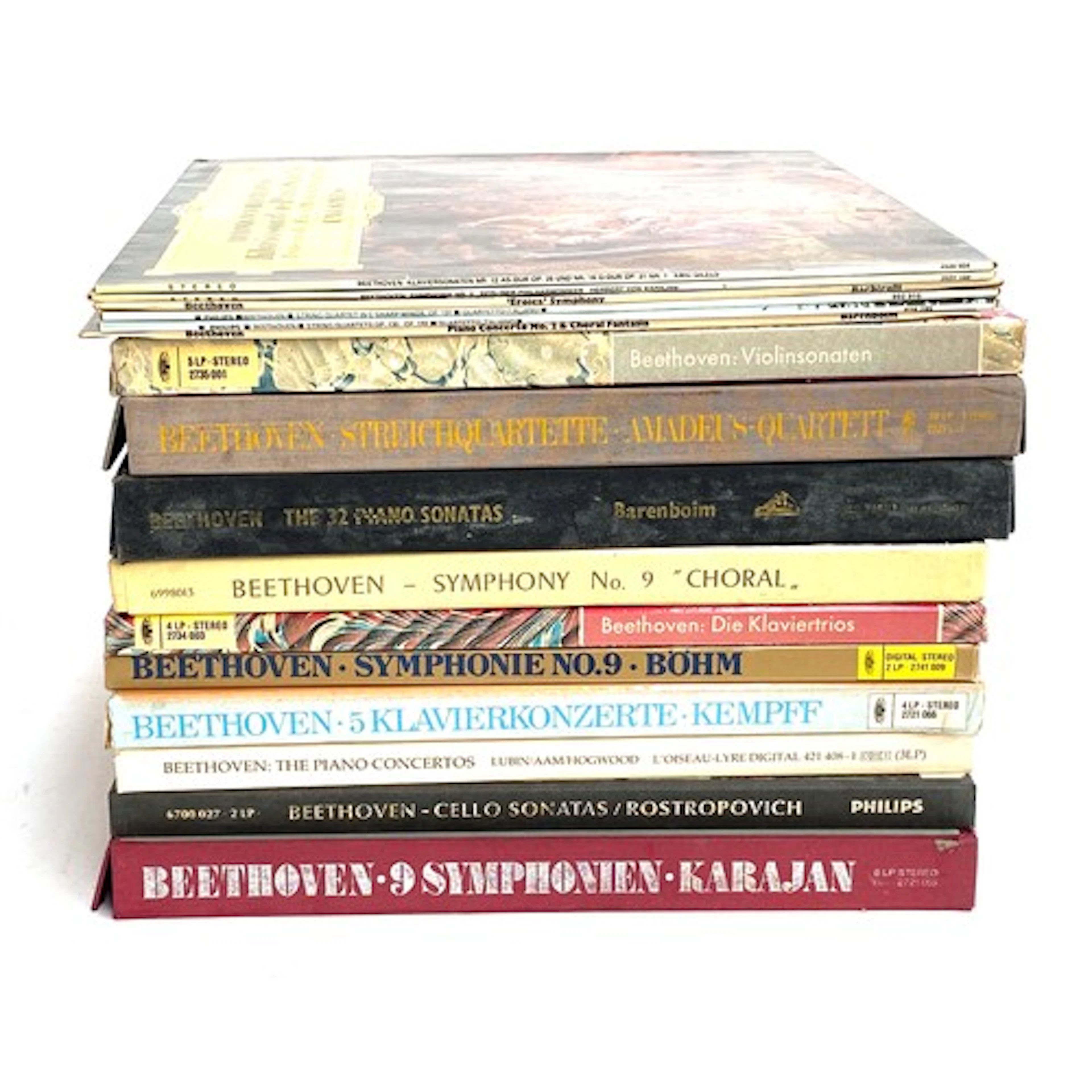 VINYL LPS (CLASSICAL). BEETHOVEN. The vendor states all have...