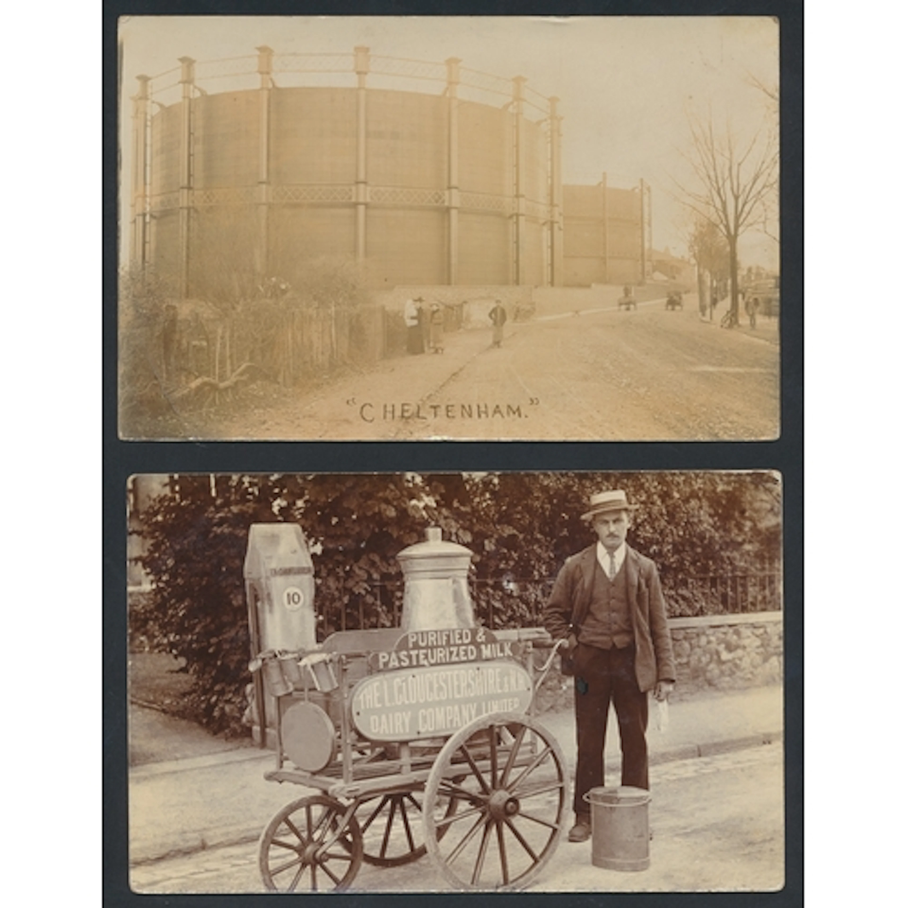 Gloucestershire. Cheltenham and surrounding in modern album ...