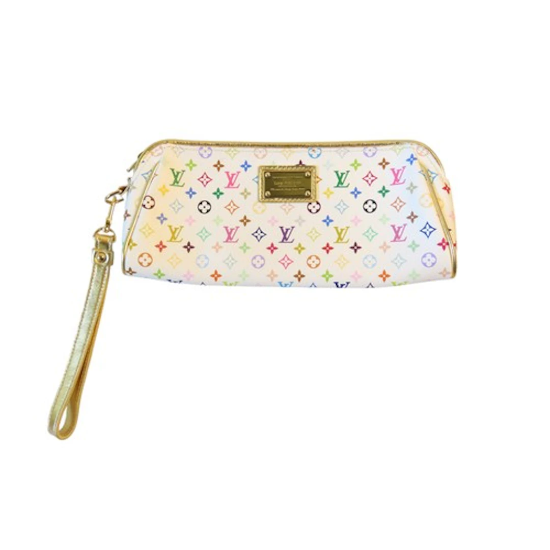 LOUIS VUITTON KATE CLUTCH CLOTH BAG Multicolour with deep r...