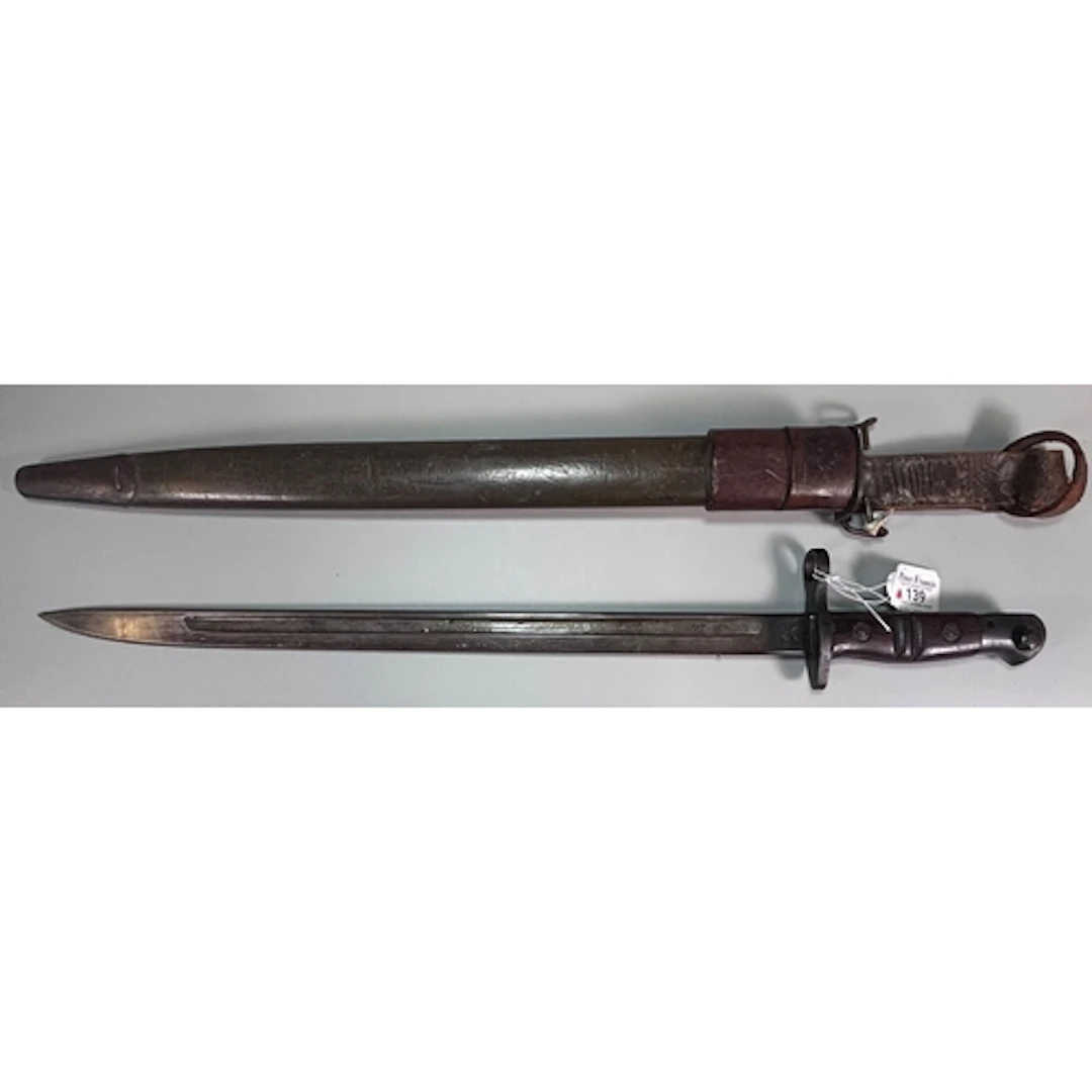 American M1917 bayonet by Remington, the ricasso bearing an ...