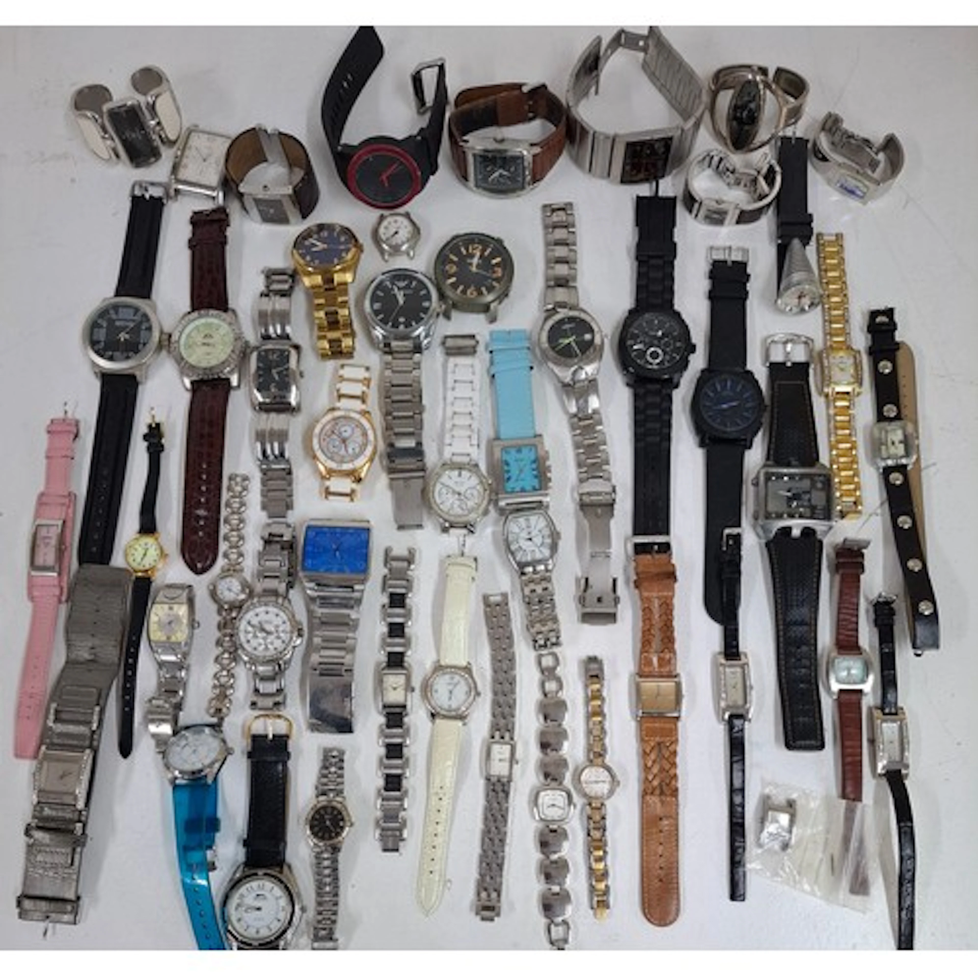 Modern fashion watches to include an over-sized gents Empori...