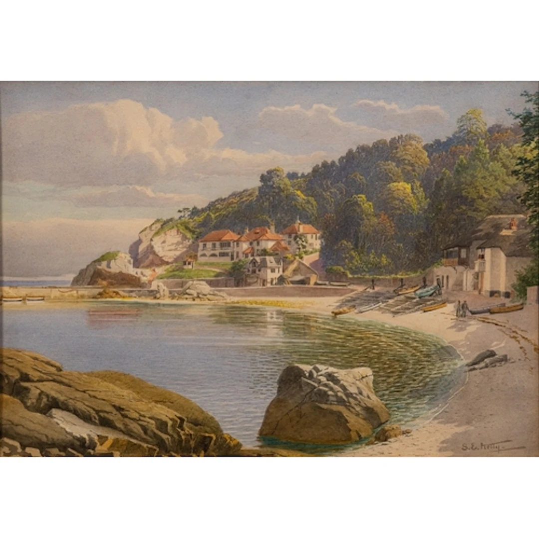 Samuel Edward Kelly (British, 1862-1935) - Babbacombe Beach...