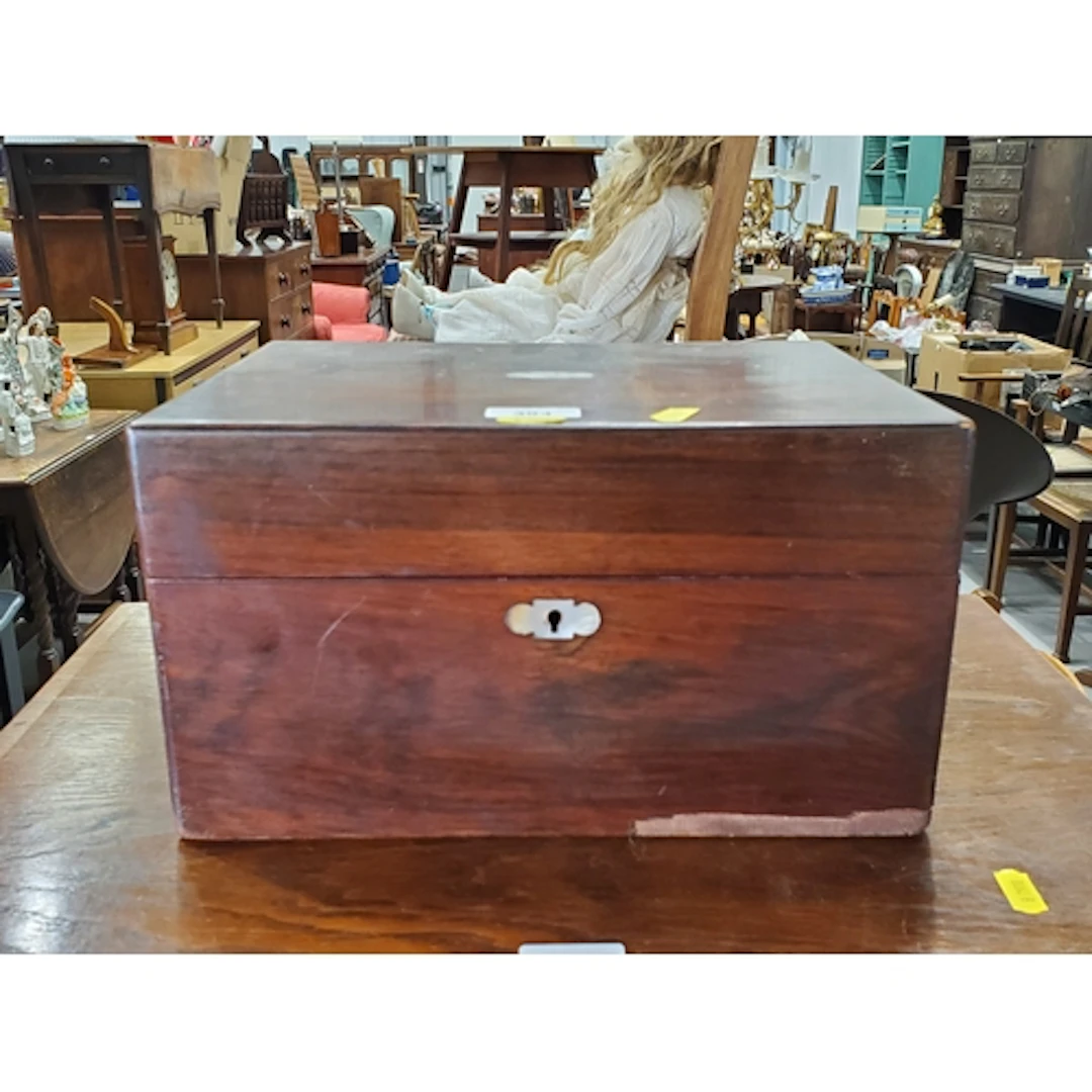 A rosewood Dressing Table Box, (R2).