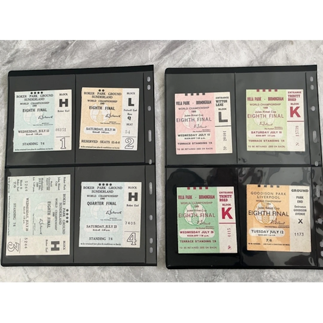 Every 1966 World Cup Football Ticket: Complete set of all 32...