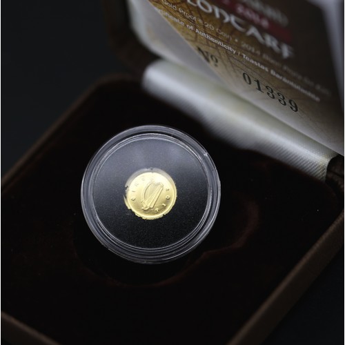 Fine Gold 20 Euro Proof Coin 'Battle of Clontarf' 2014 Encap...