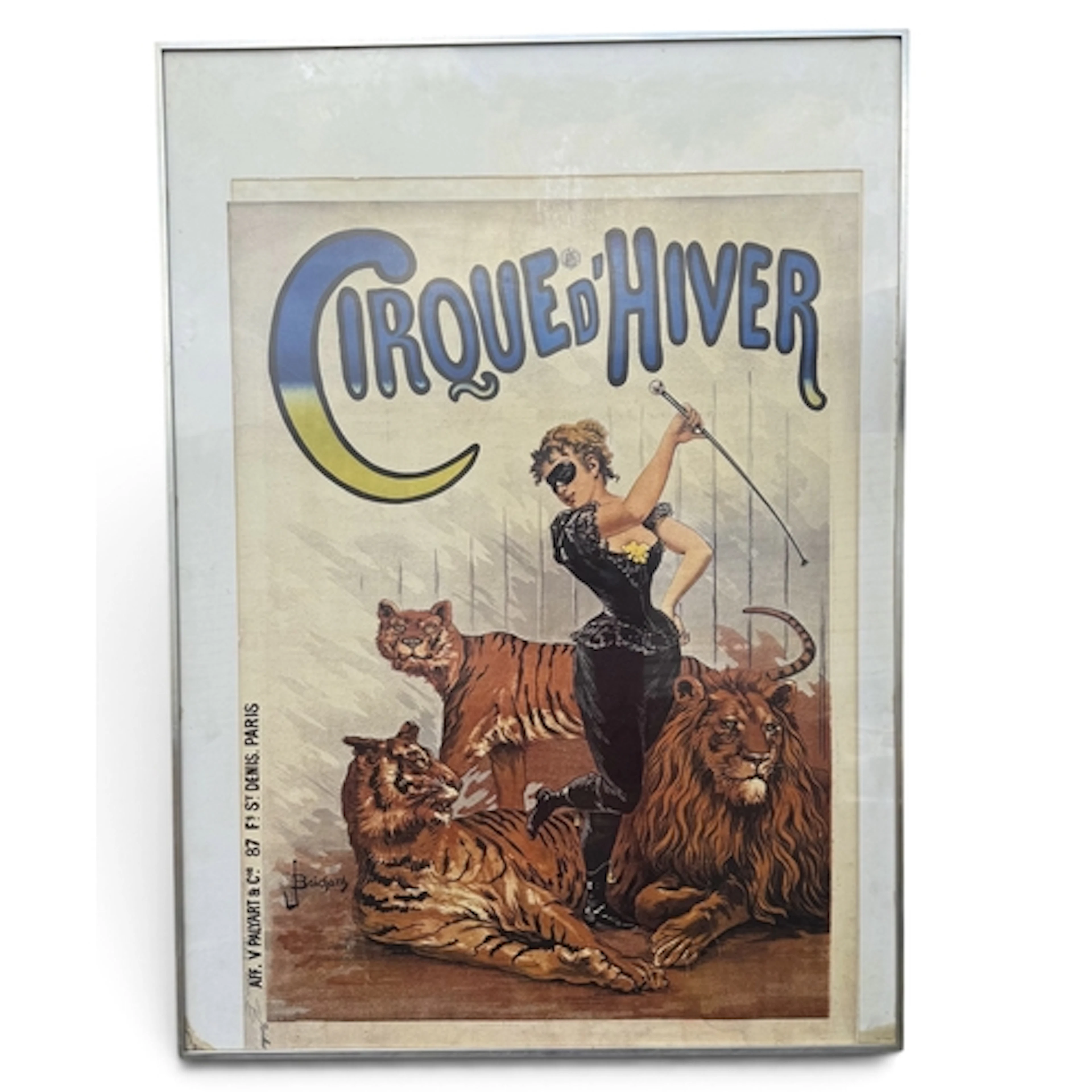 A VINTAGE FRENCH CIRCUS POSTER 'CIRQUE D'HIVER' After Jean-A...