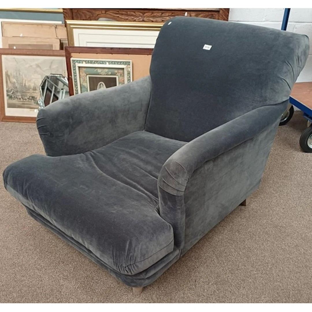 LOAF OVERSTUFFED 'EASY' STYLE ARMCHAIR