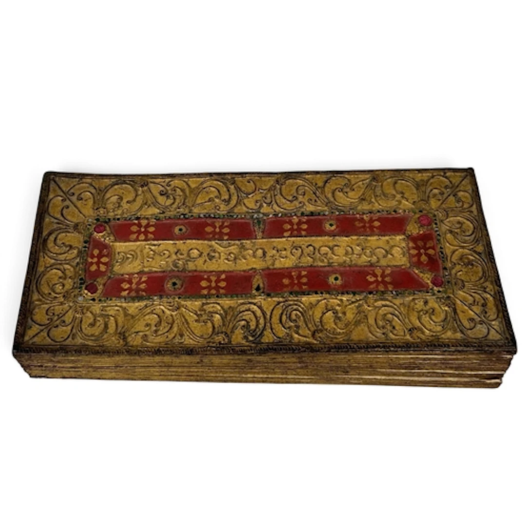 A SHAN BURMESE FOLDING RELIGIOUS MANUSCRIPT In Shan Burmese ...