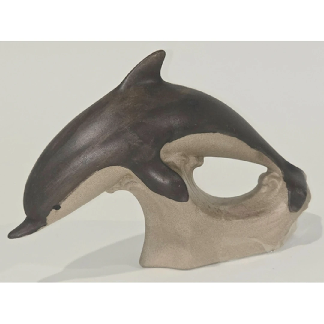 Poole Pottery rare and hard to find stoneware dolphin from a...