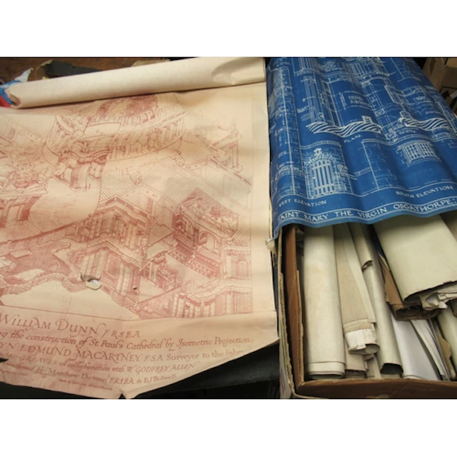Quantity of draughstman and other drawings