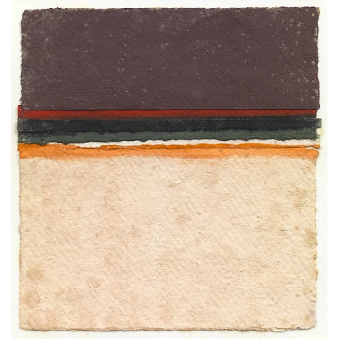 § John MILLER (1931-2002) Beach Horizon Gouache/collage, st...