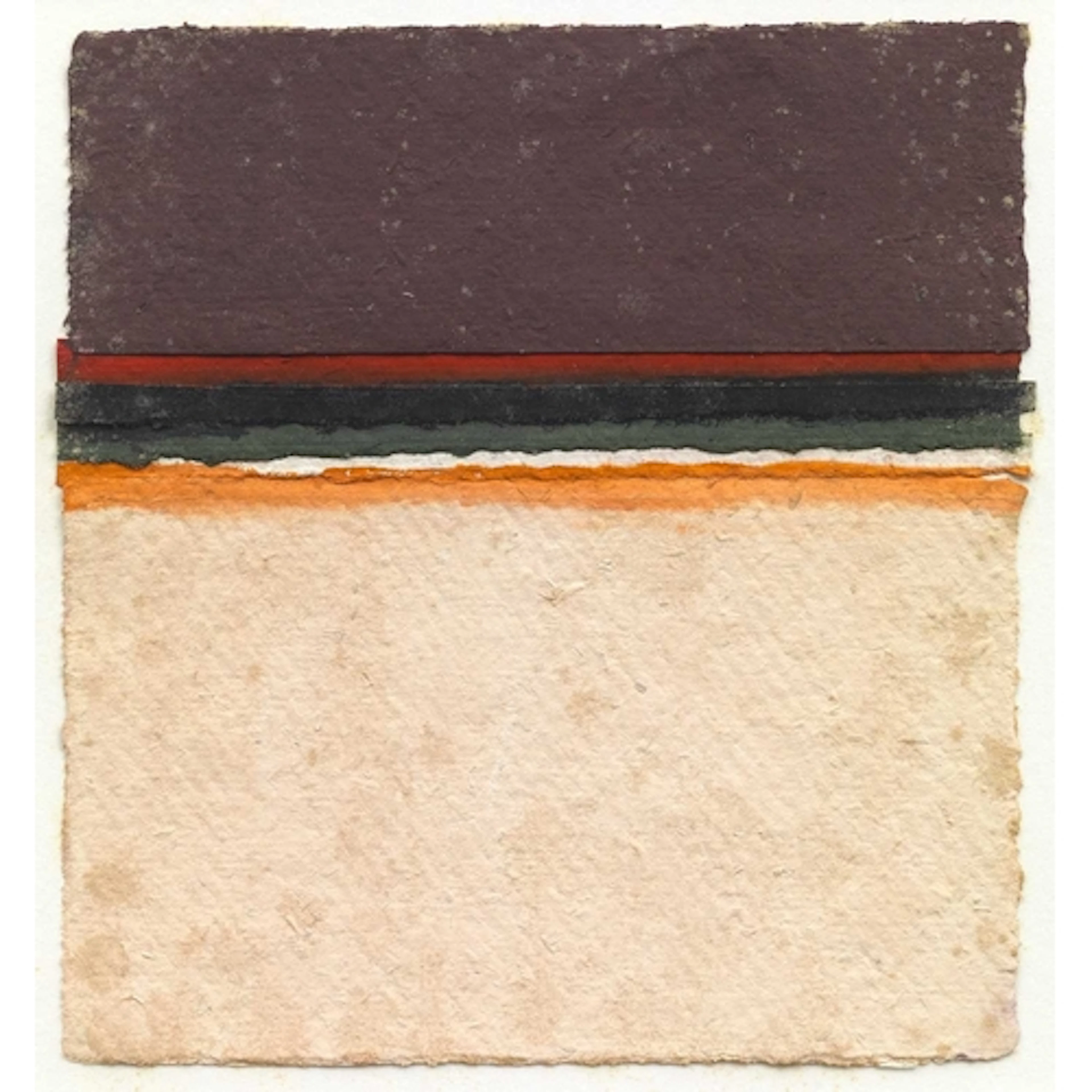 § John MILLER (1931-2002) Beach Horizon Gouache/collage, st...