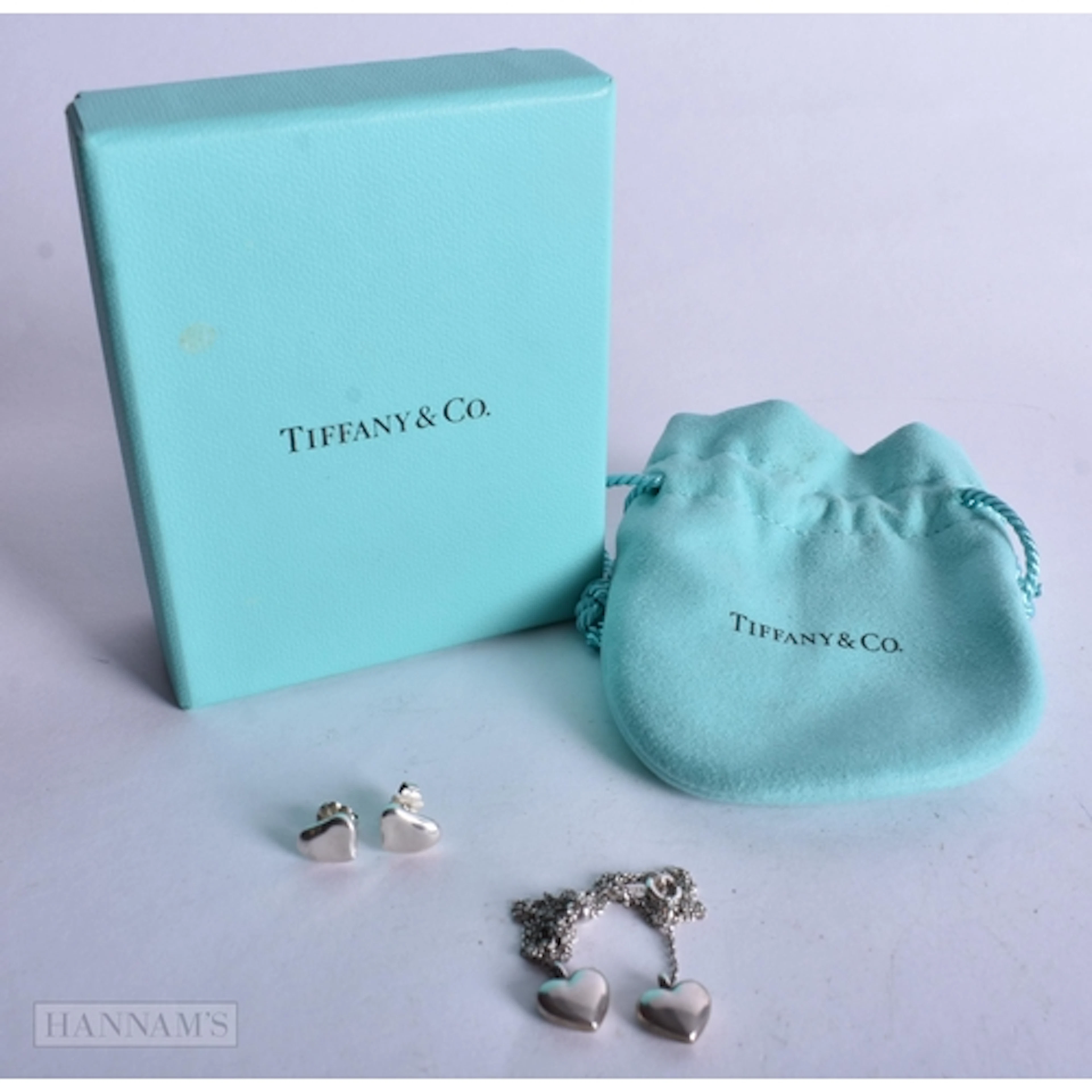 Collection of Sterling Silver Tiffany & Co Jewellery inc. Ne...