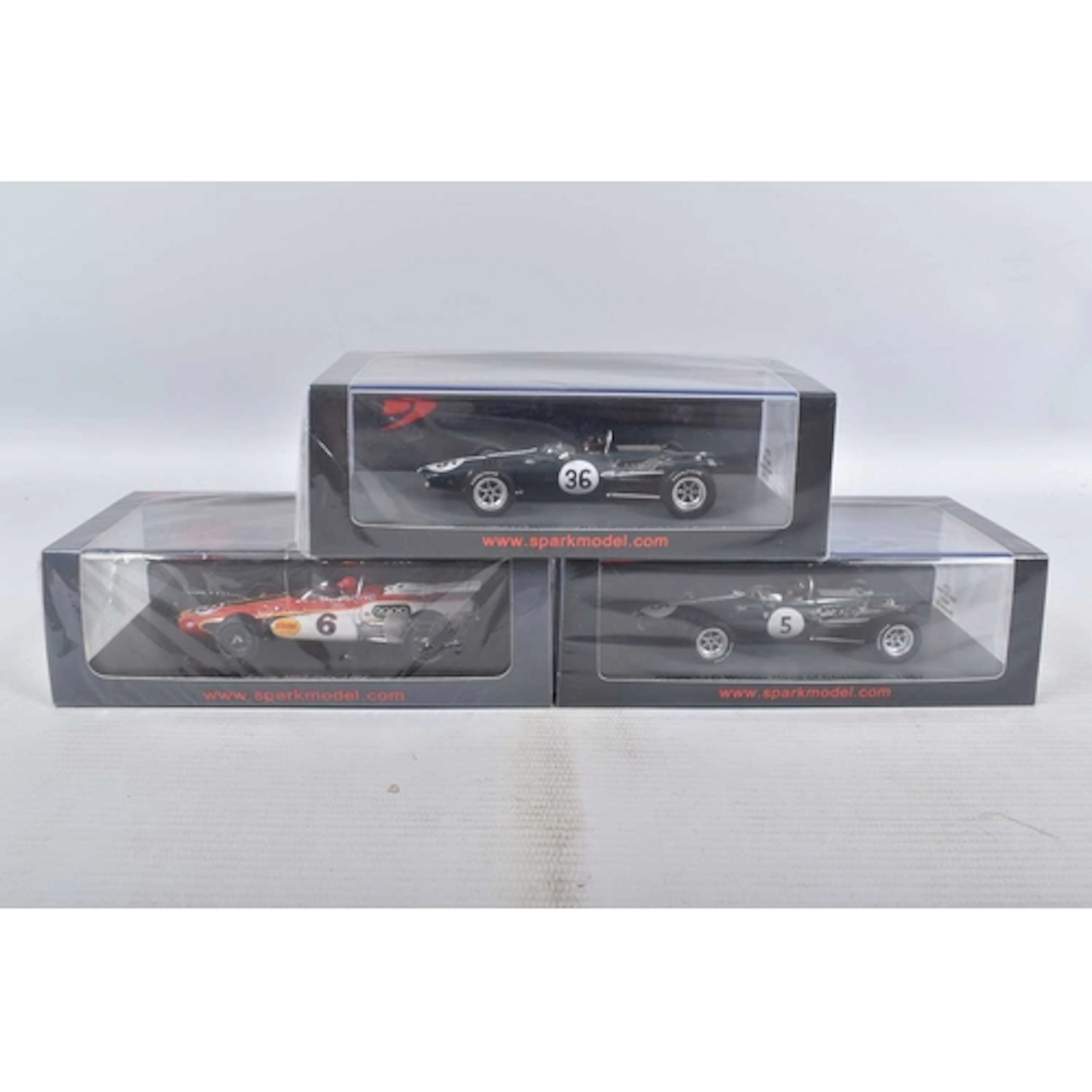 THREE BOXED AND SEALED SPARK 1:43 DIECAST MODEL VEHICLES, to...