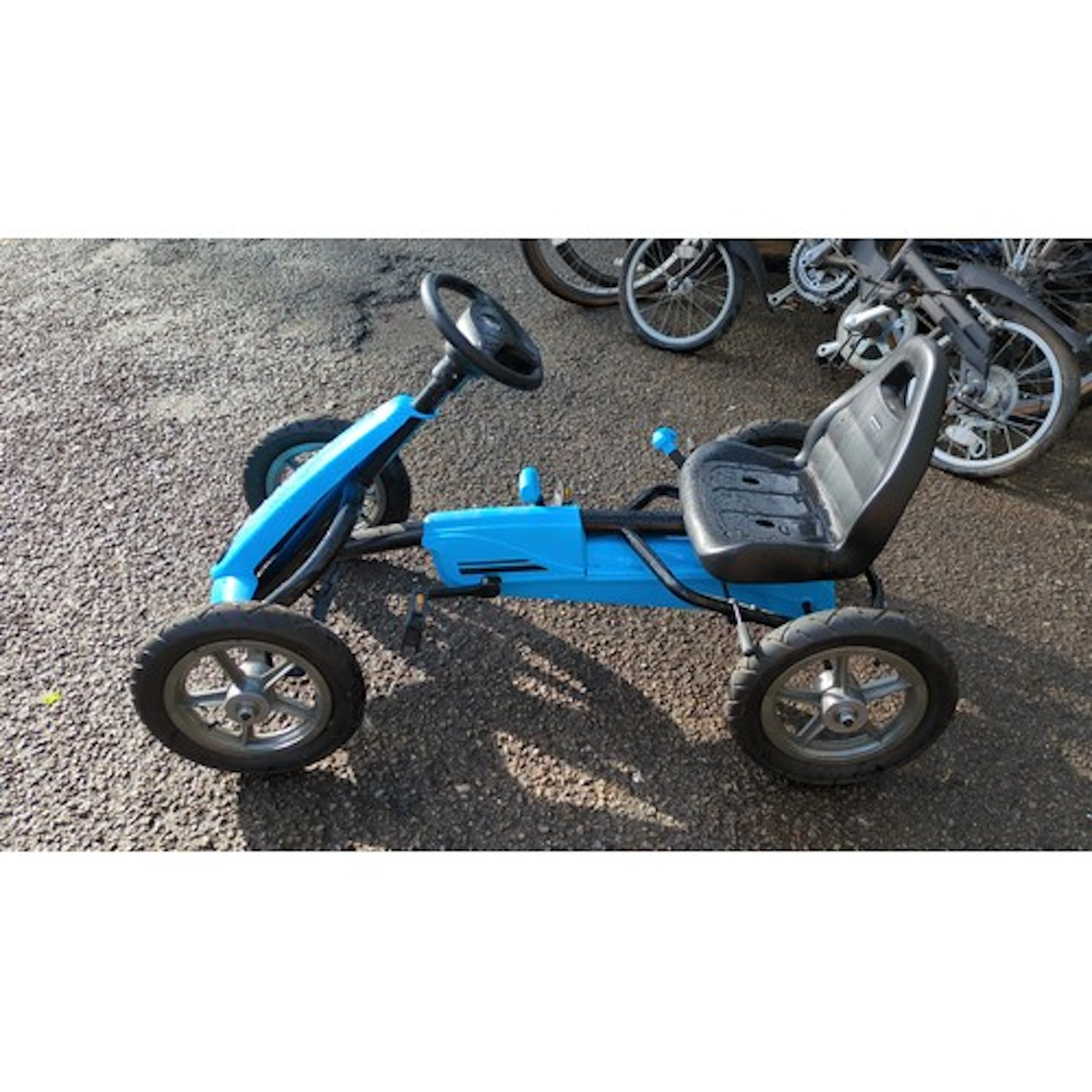 RiiRoo Champion children’s pedal go-kart, with moulded seat ...