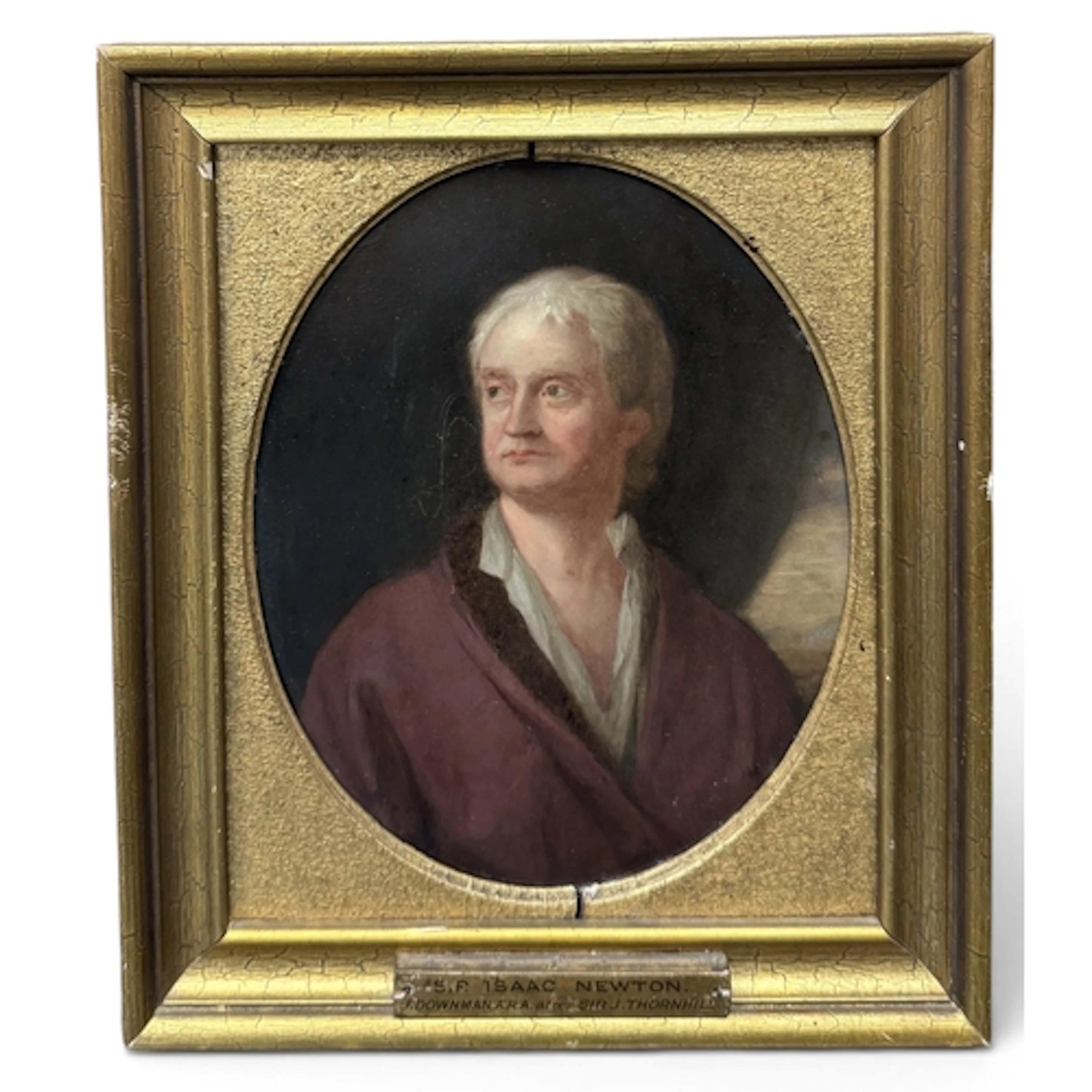 CIRCLE OF JOHN DOWNMAN (BRITISH, 1750-1824): SIR ISAAC NEWTO...