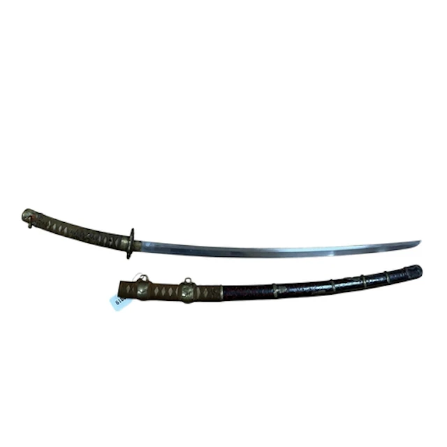 An early 20th century Japanese sword katana, blade 67.5cm wi...