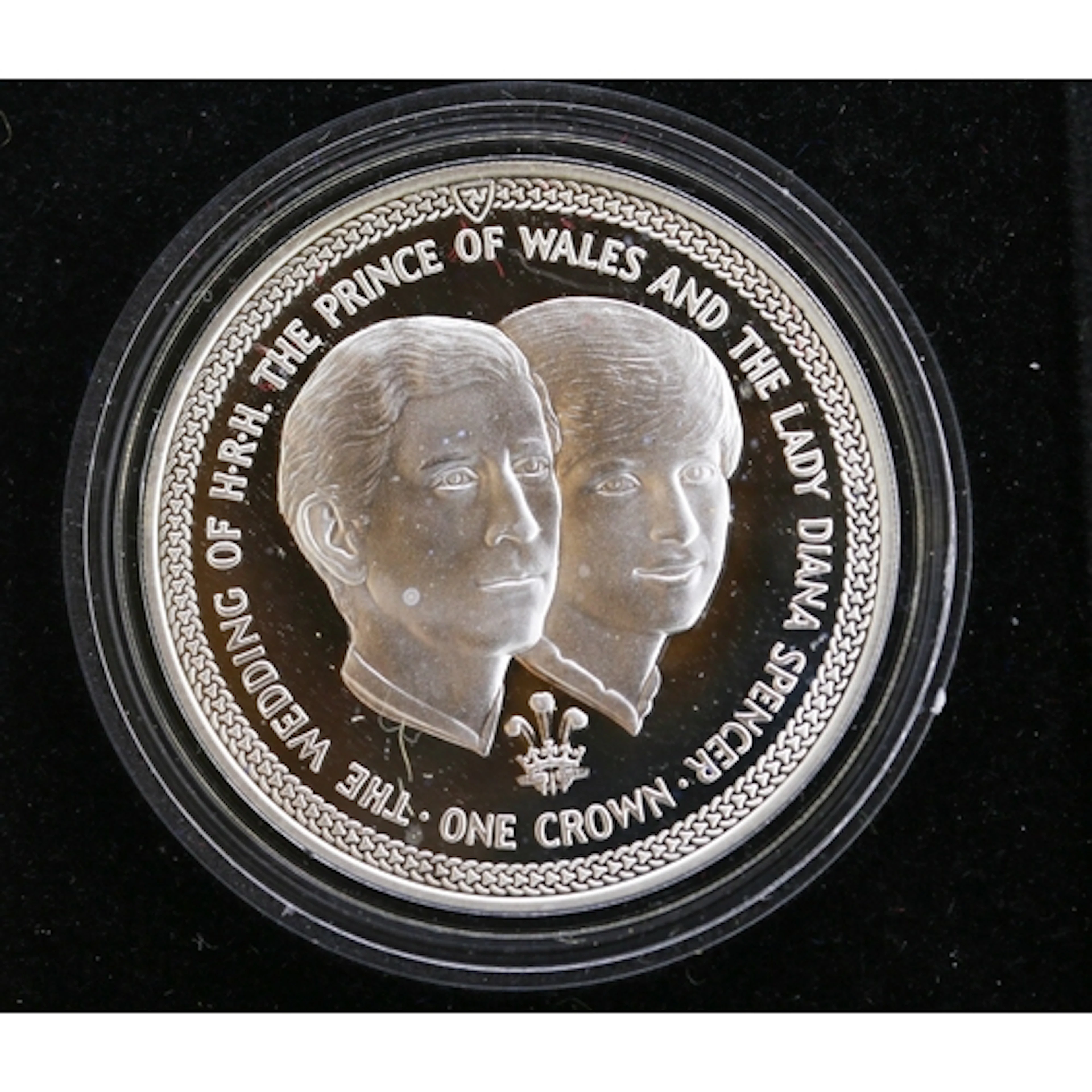 Sterling Silver Commemorative One Crown Coins 'The Marriage ...