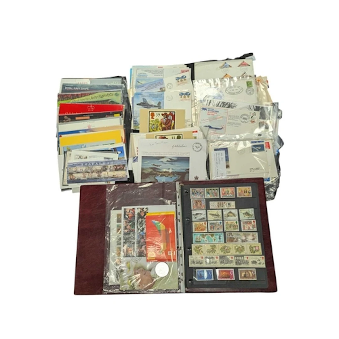 A collection of vintage 20th century stamps and first day co...