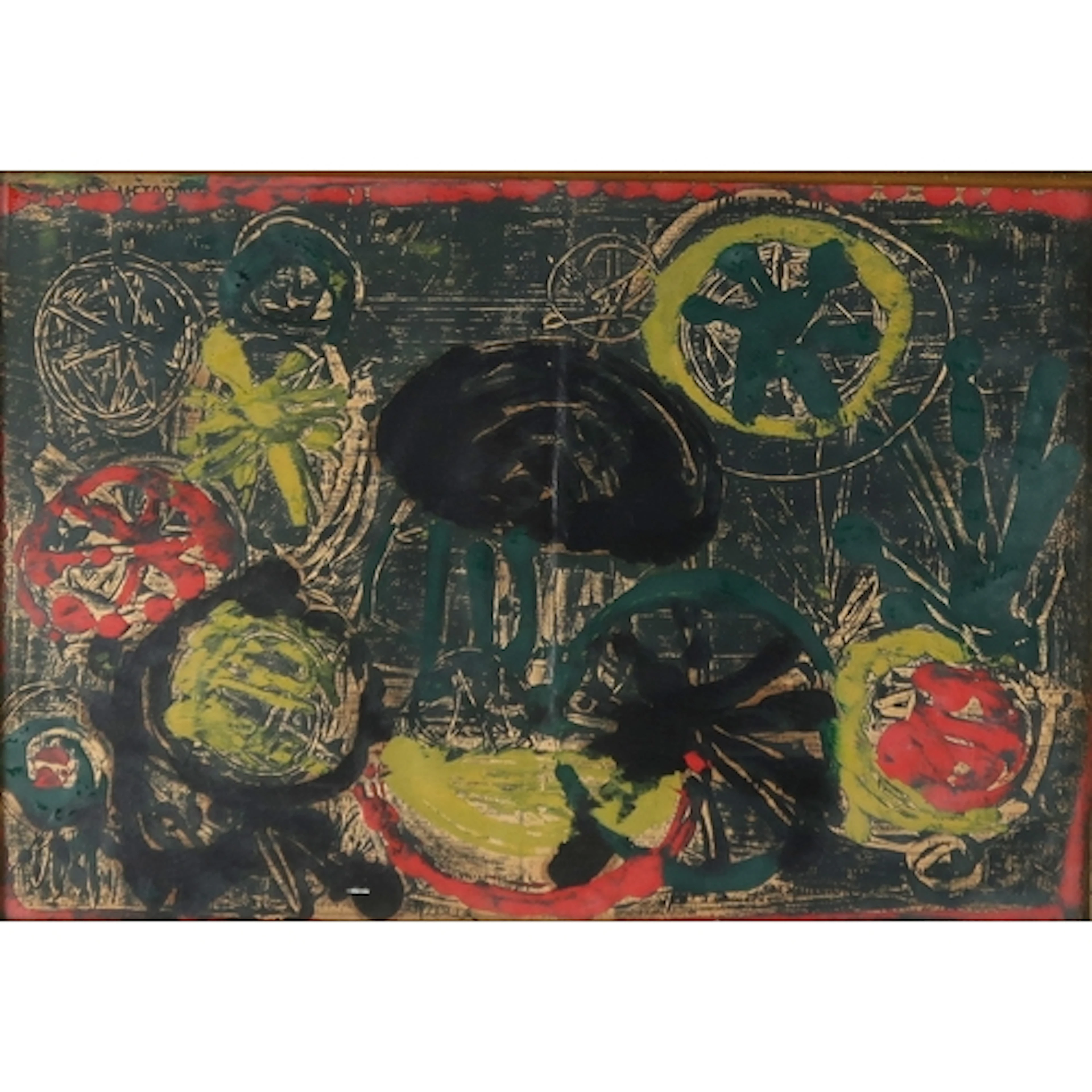 † WILLIAM CROZIER HRHA (SCOTTISH 1930-2011) PAINTING Mixed m...