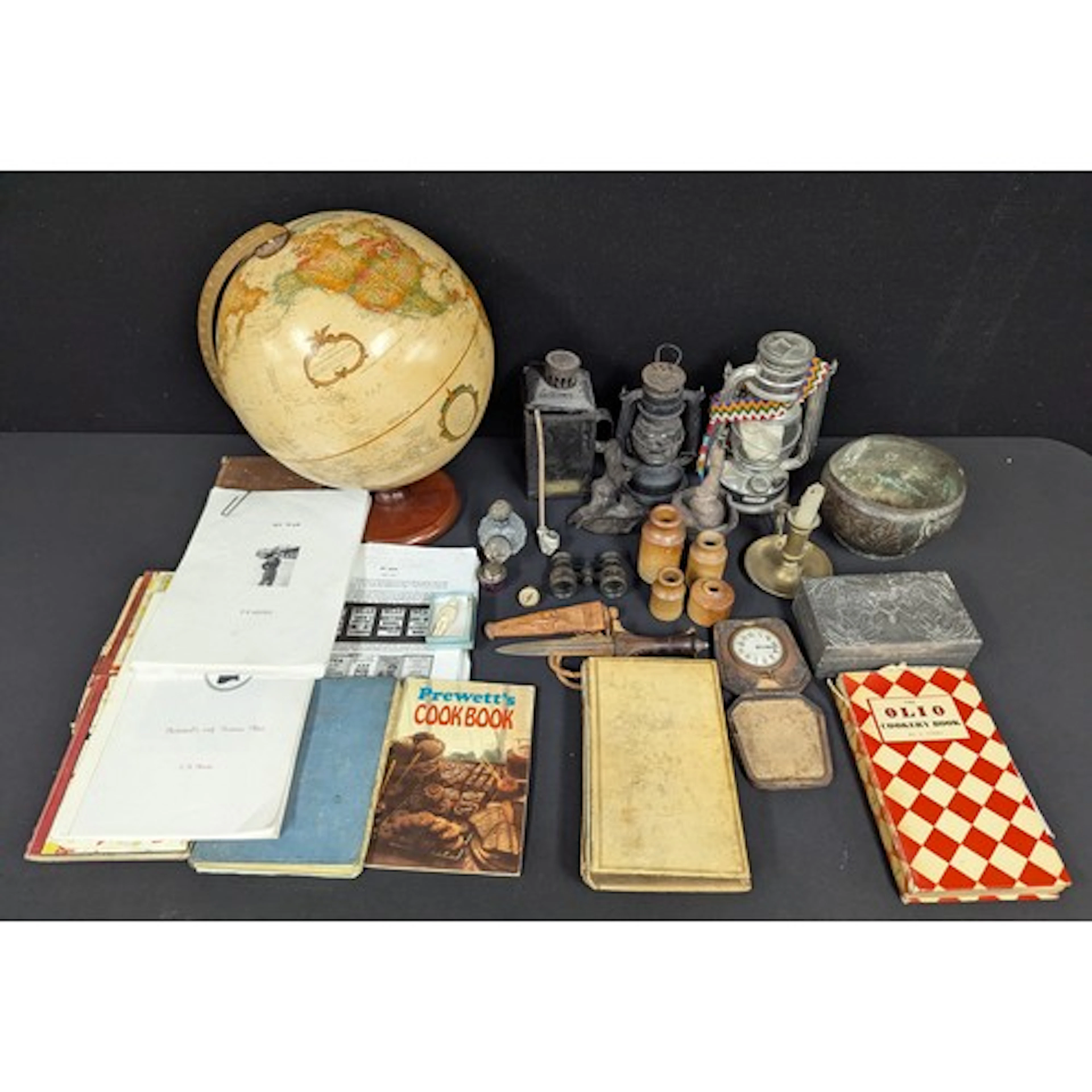 Boxes and Objects - a desktop terrestrial globe, Replogle Gl...