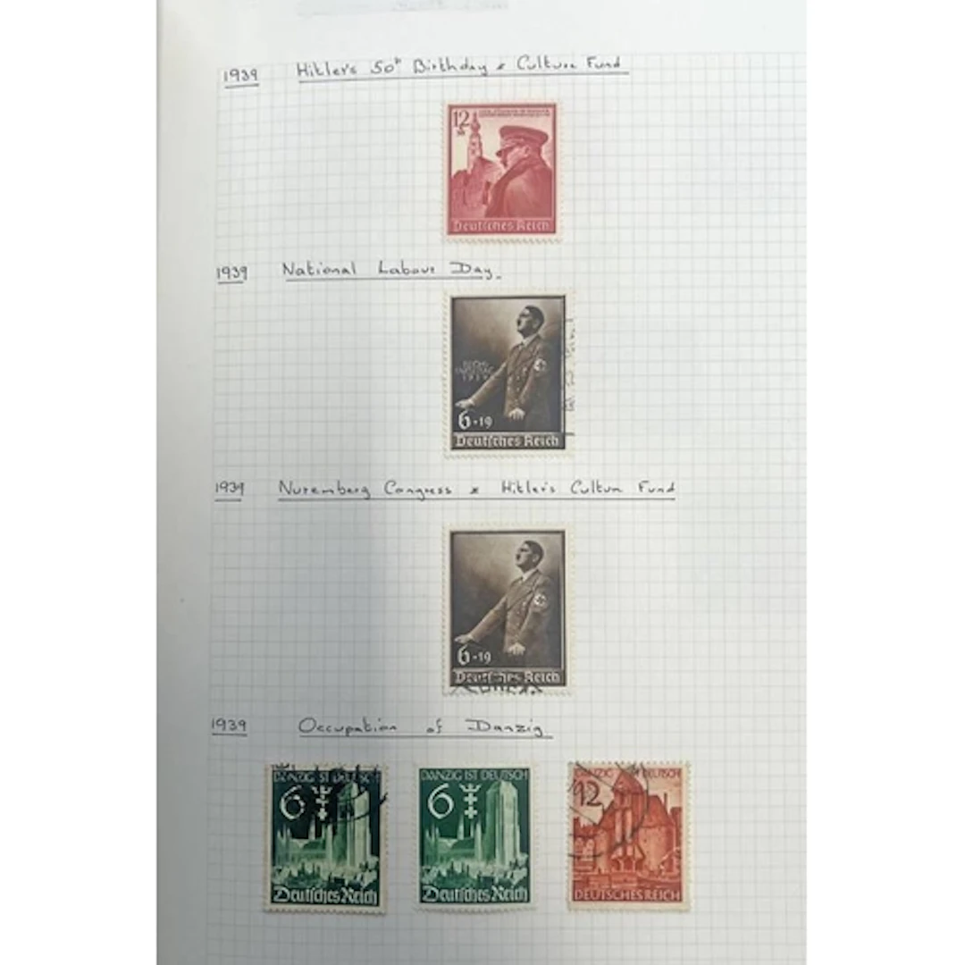 ALBUM OF GERMANY RELATED STAMPS TO INCLUDE 19TH CENTURY GERM...