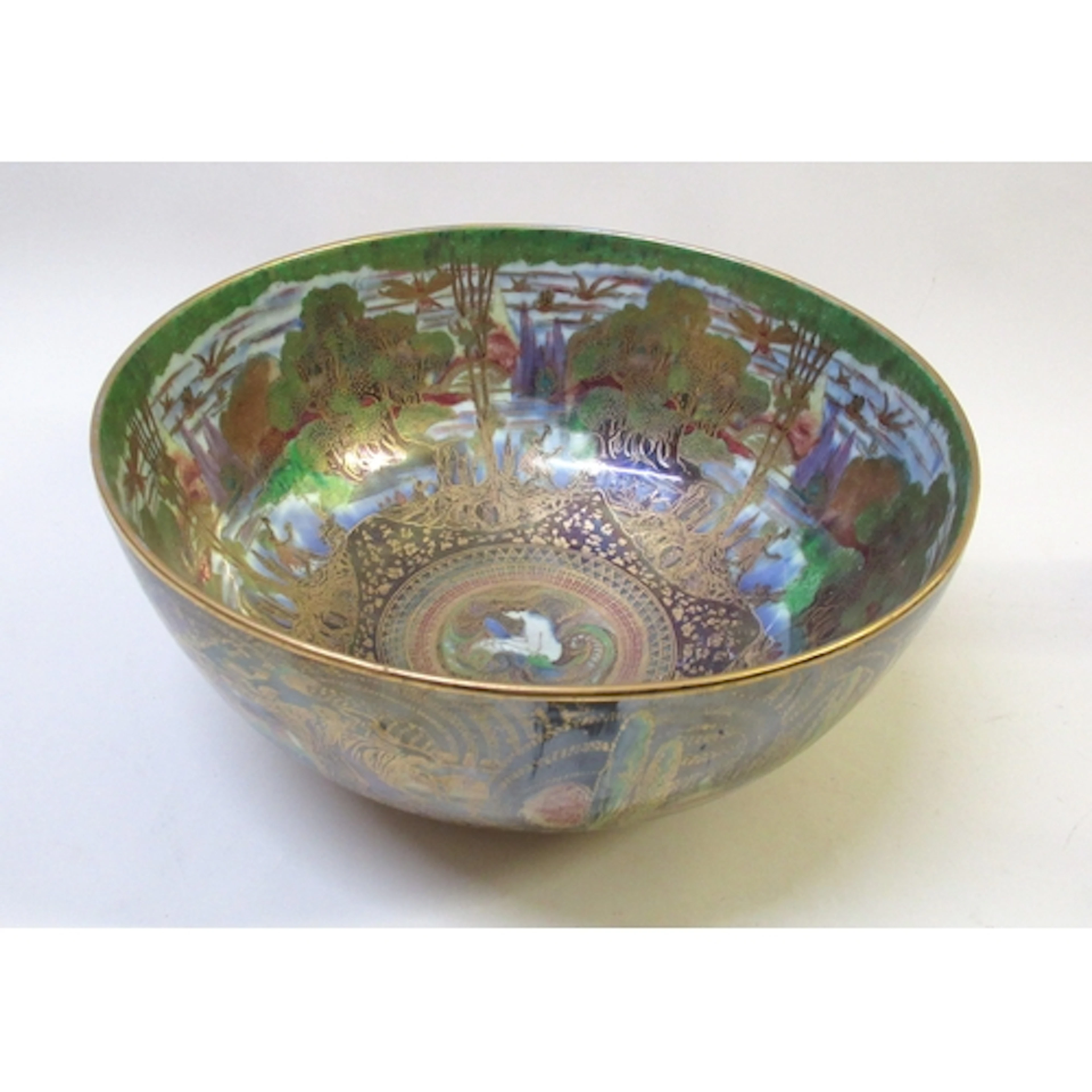 Wedgwood Fairyland bowl in the ‘ Poplar Trees ’ pattern by D...
