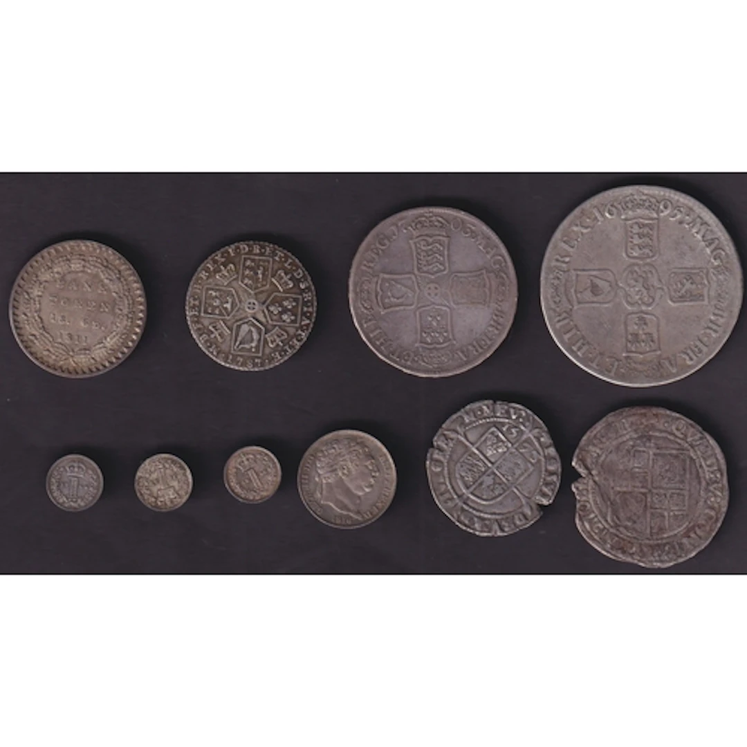 A collection of ten Great Britain silver coins, comprising P...