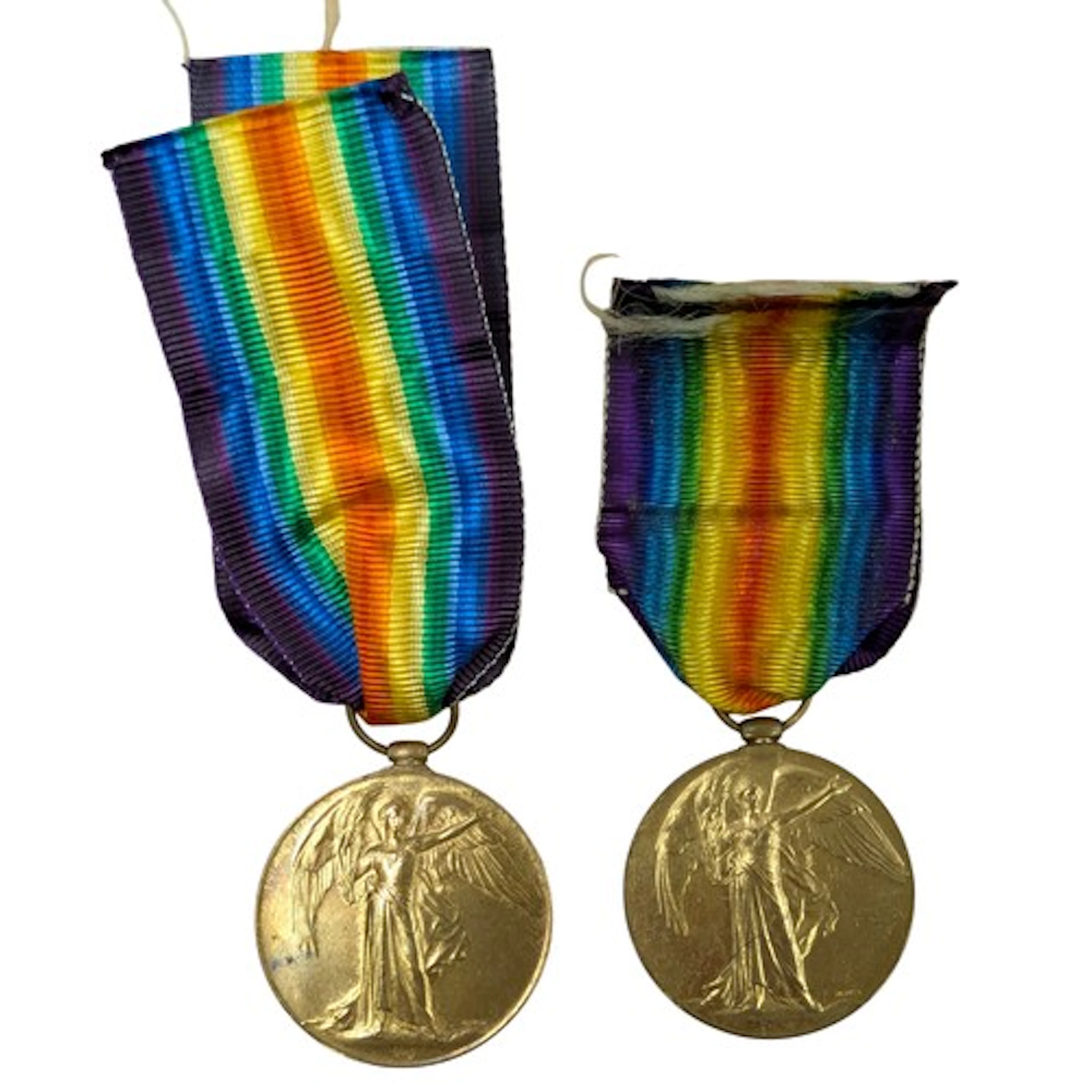 A quantity of two WW1 British Victory Medals, the first to S...