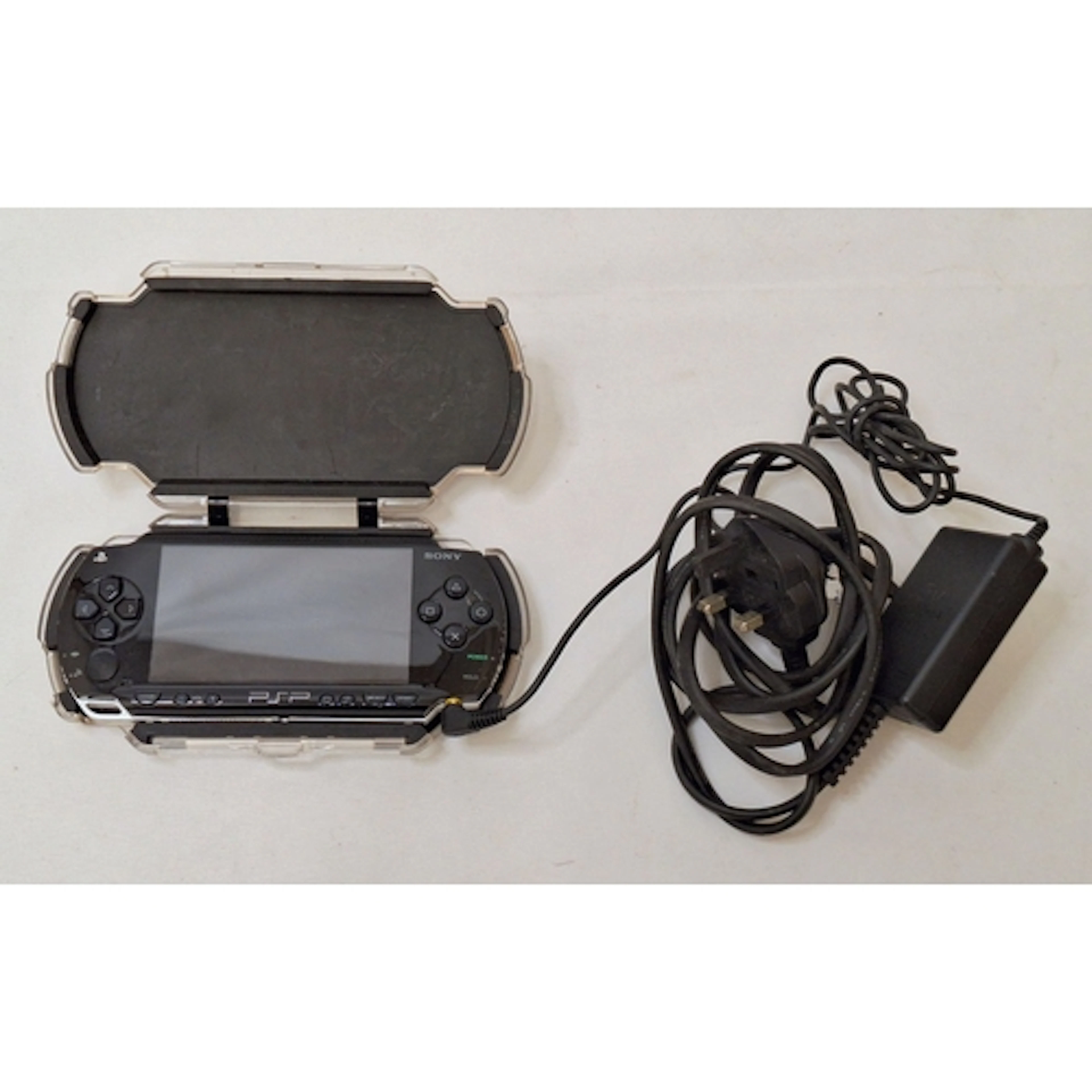 Sony PSP handheld PlayStation with lead UNTESTED