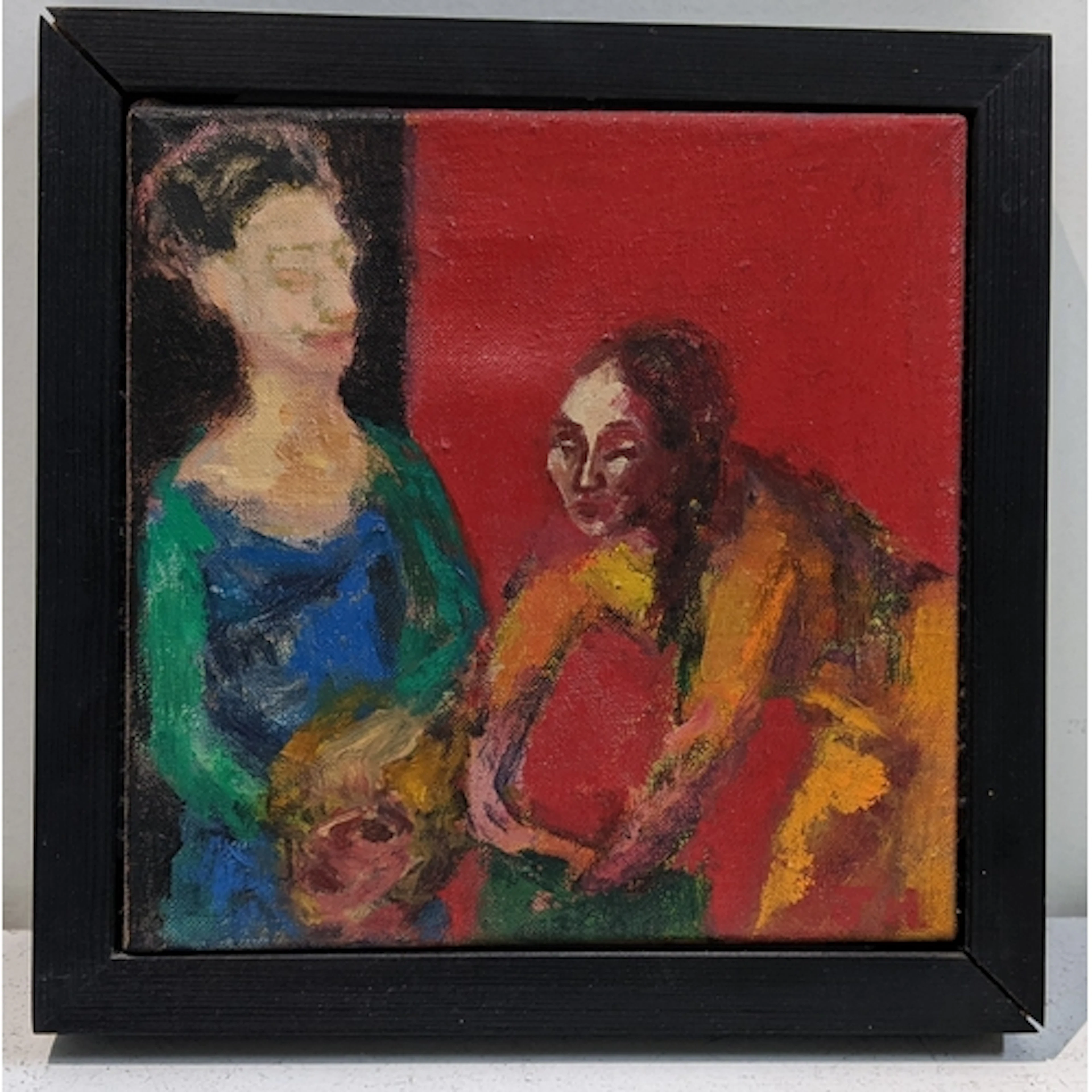 Julie Held - An oil on canvas entitled 'Judith with the head...