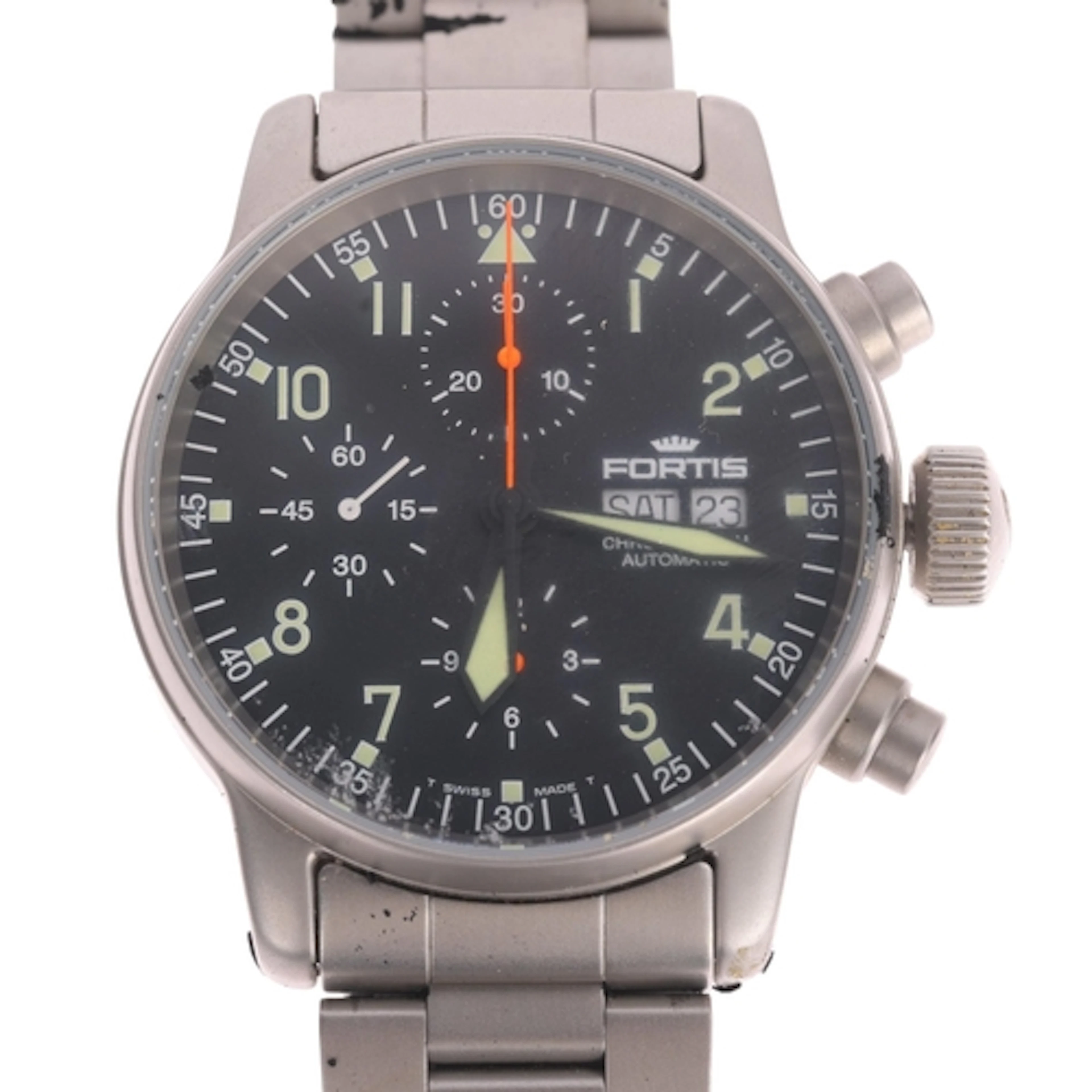 FORTIS - a stainless steel Flieger automatic chronograph cal...