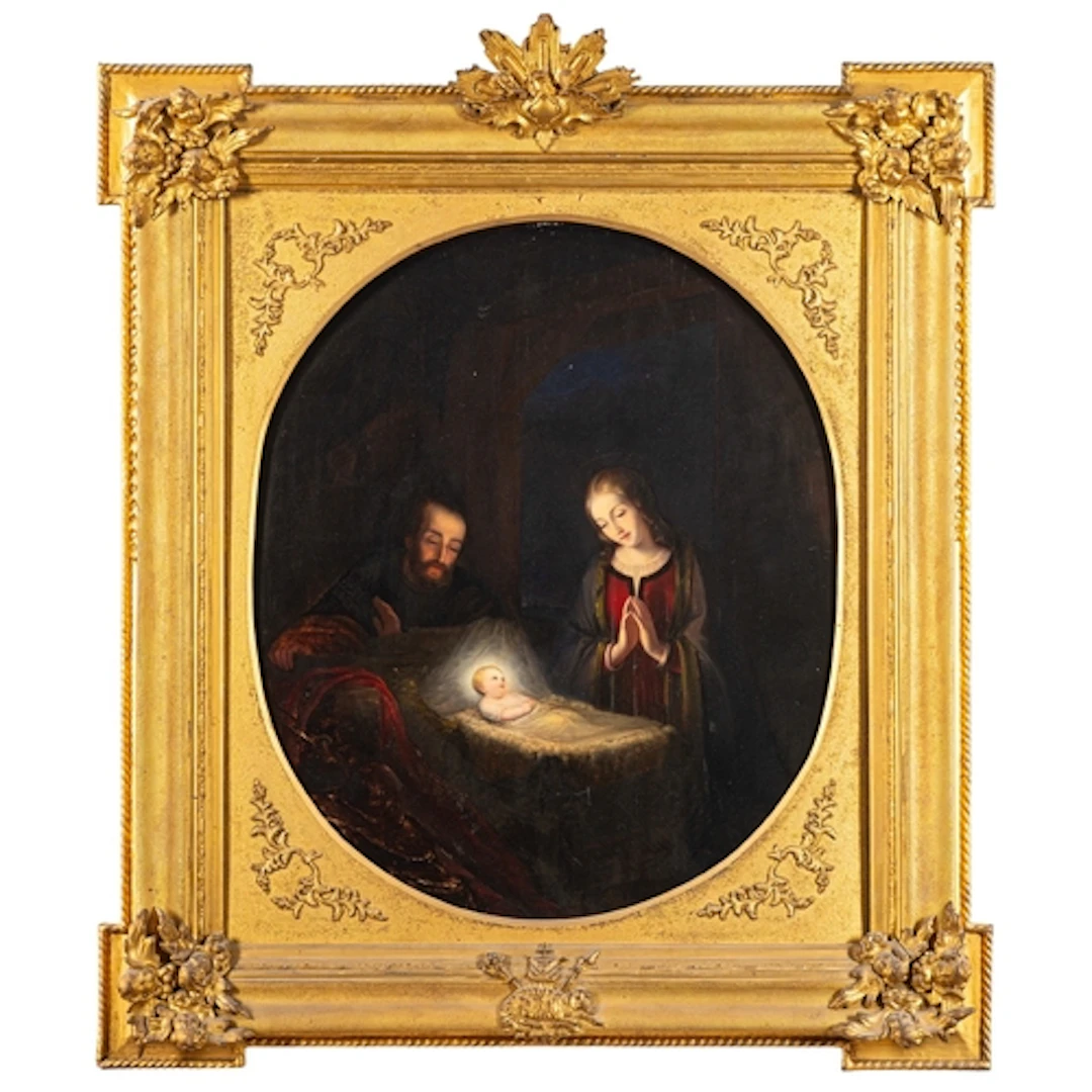 Late 19th / early 20th Century - Mary, Joseph and the baby J...