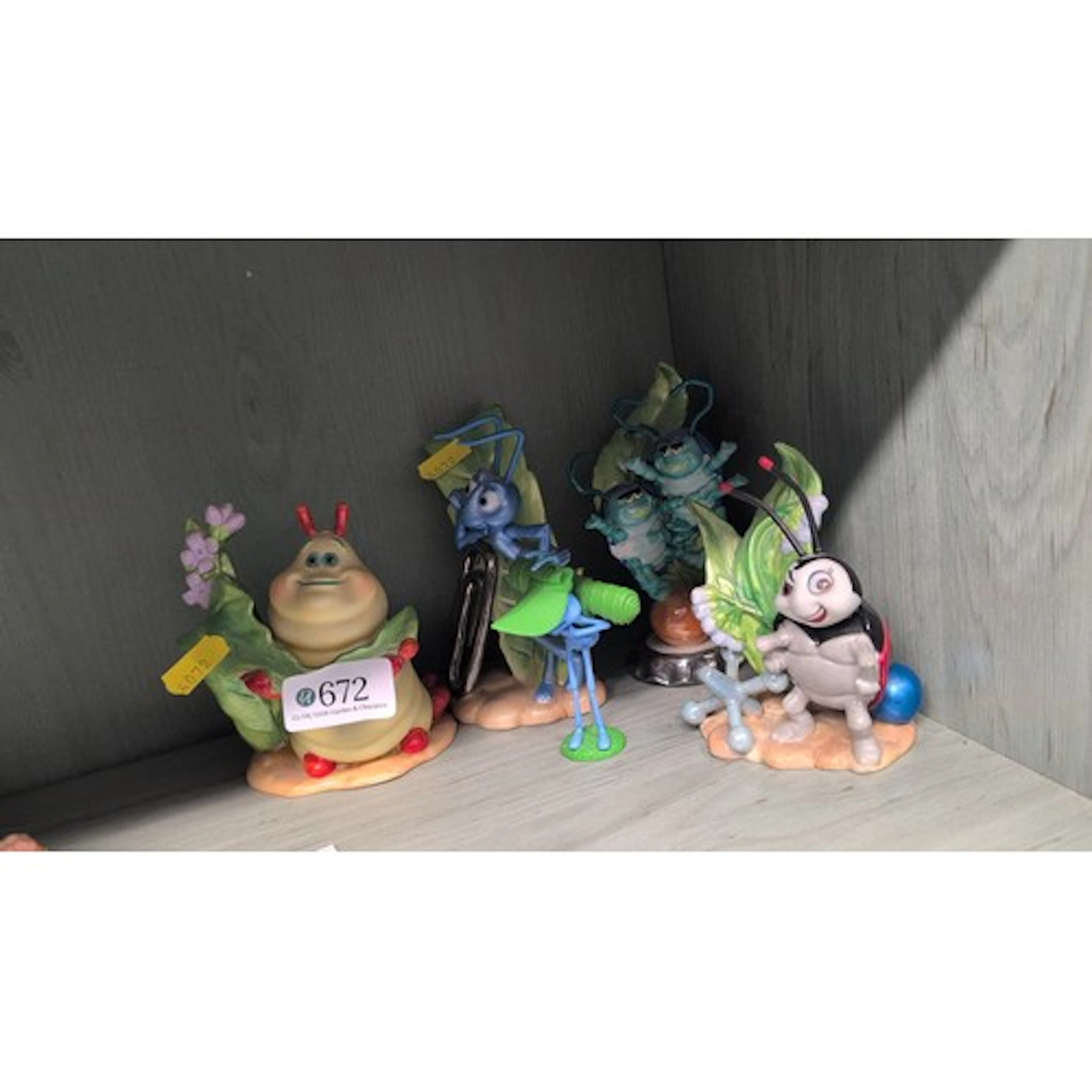 A group of Disney/Pixar A Bug’s Life polychrome resin charac...