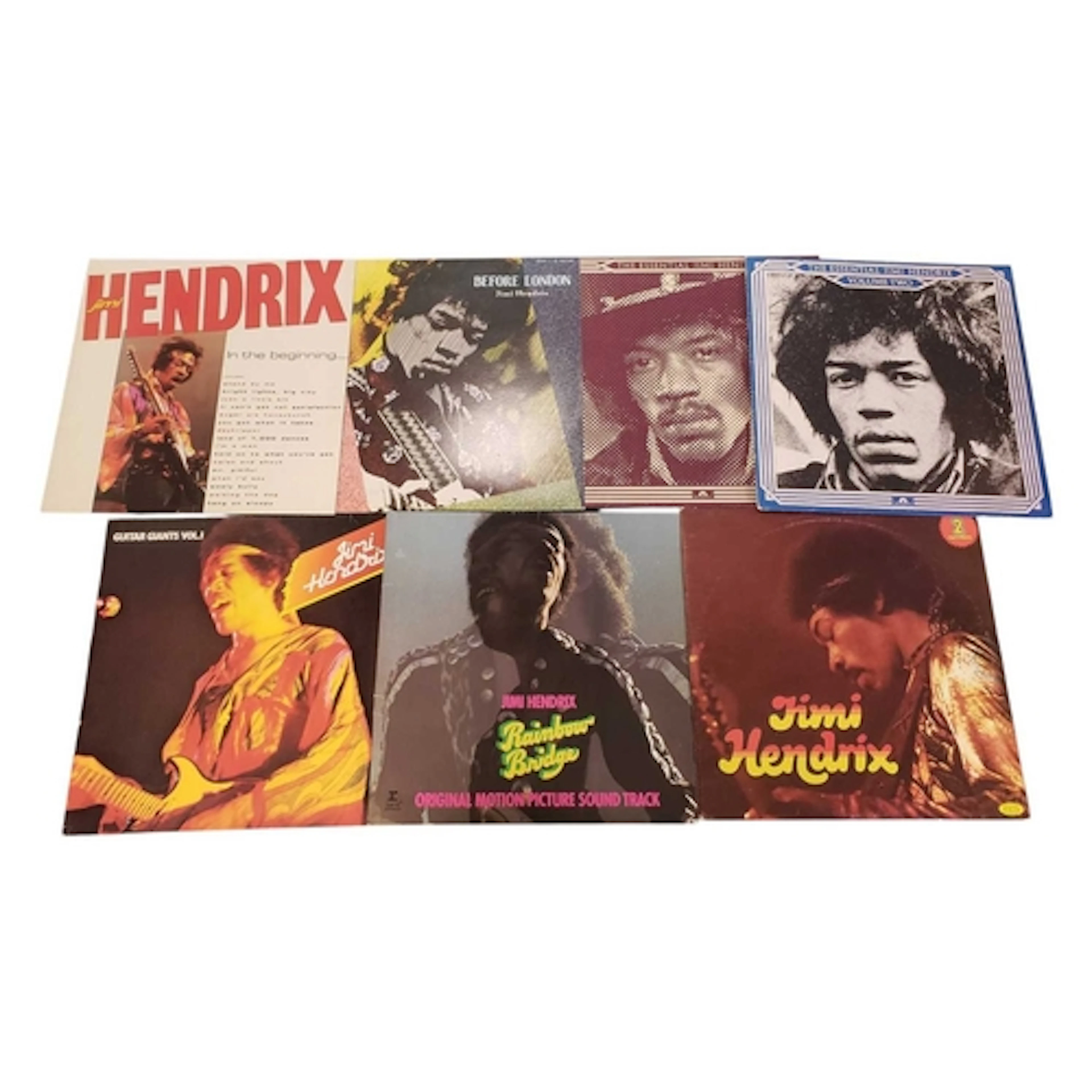 Jimi Hendrix - Collection of late 20th century LP vinyl reco...