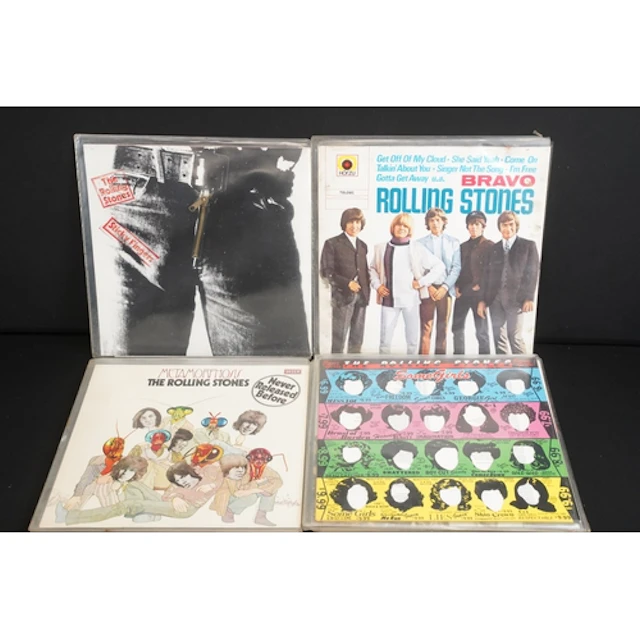 Vinyl - 10 The Rolling Stones German pressing LPs to include...