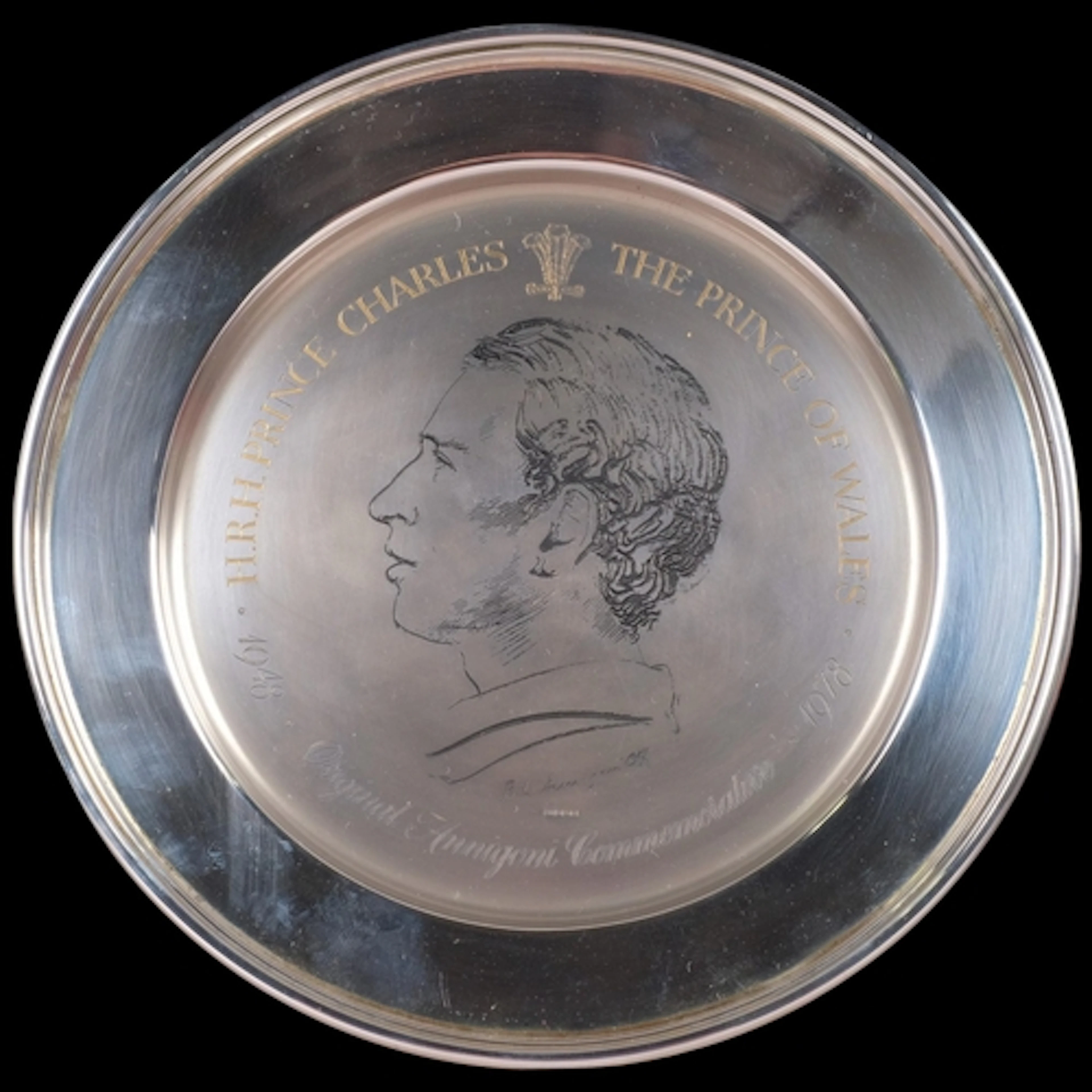 An Elizabeth II silver HRH Prince Charles The Prince Of Wale...