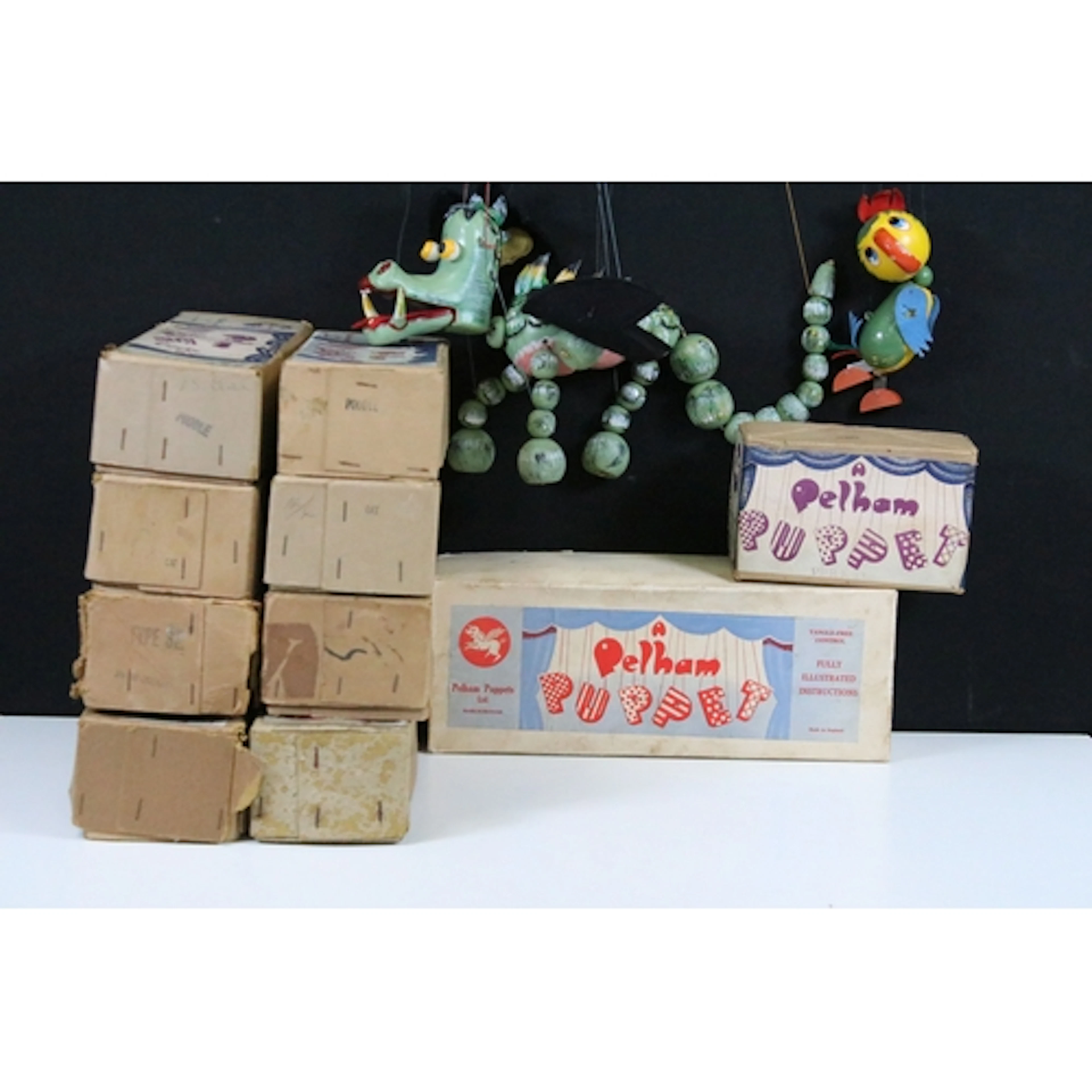 Pelham Puppets - Ten boxed Pelham Puppet Simple Dancing Pupp...