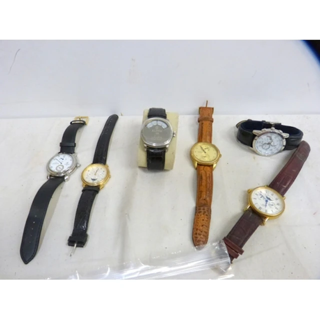 Various men's watches including Alpha, Moon watches etc.