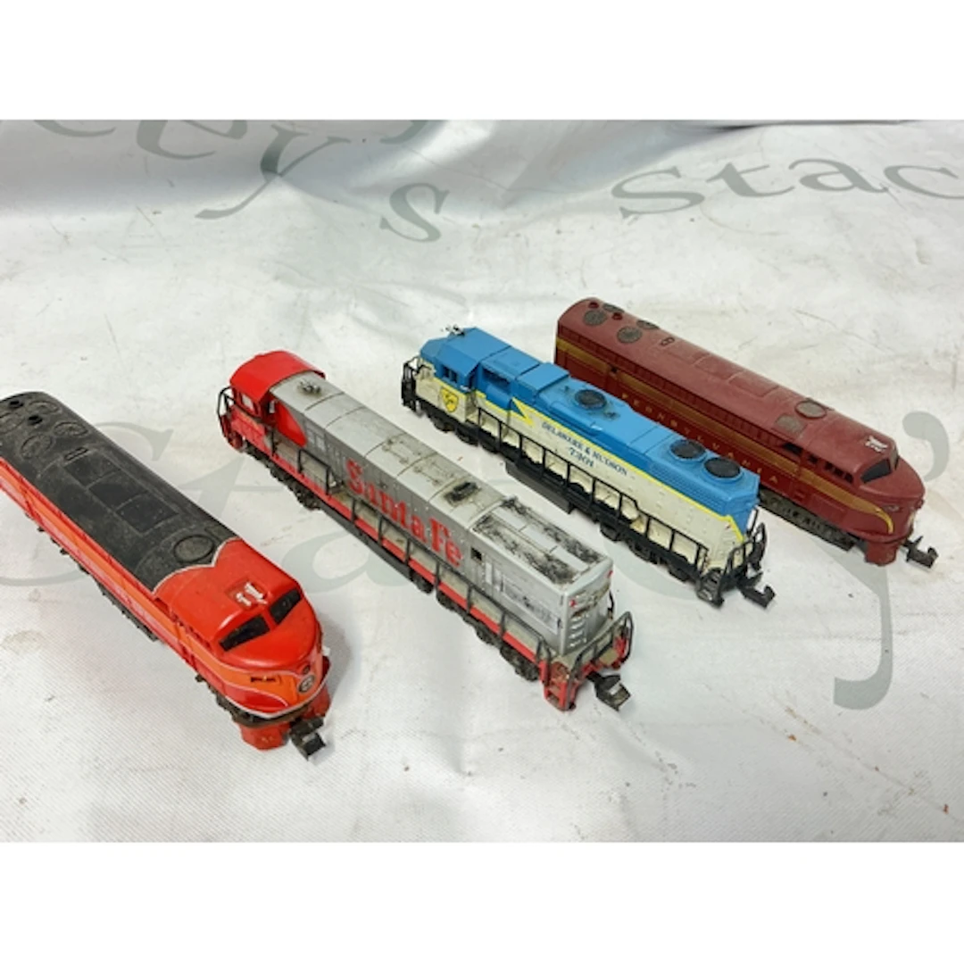4 N Gauge Locomotives Including Atlas, Trix And Life-Like. N...