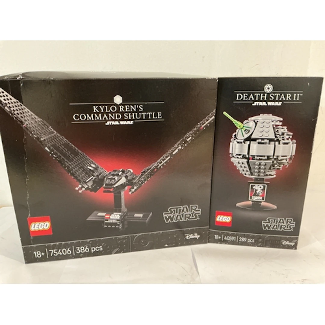 2 Boxed Lego Sets, Kylo Rens Command Shuttle #75406 And Deat...