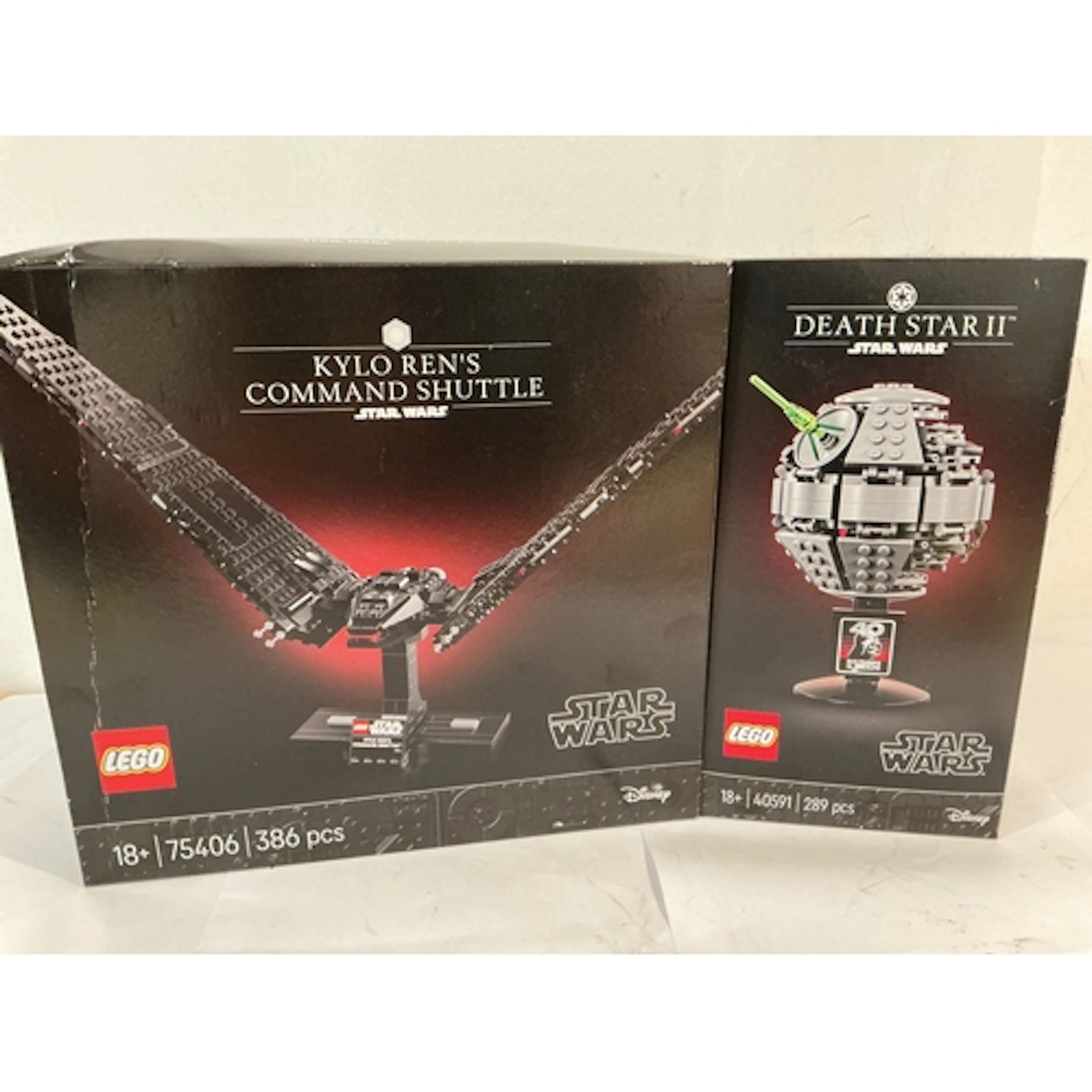 2 Boxed Lego Sets, Kylo Rens Command Shuttle #75406 And Deat...