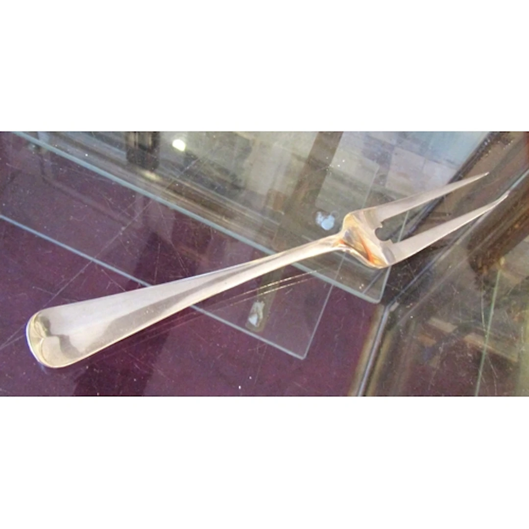 Silver Twin Prong Carving Fork