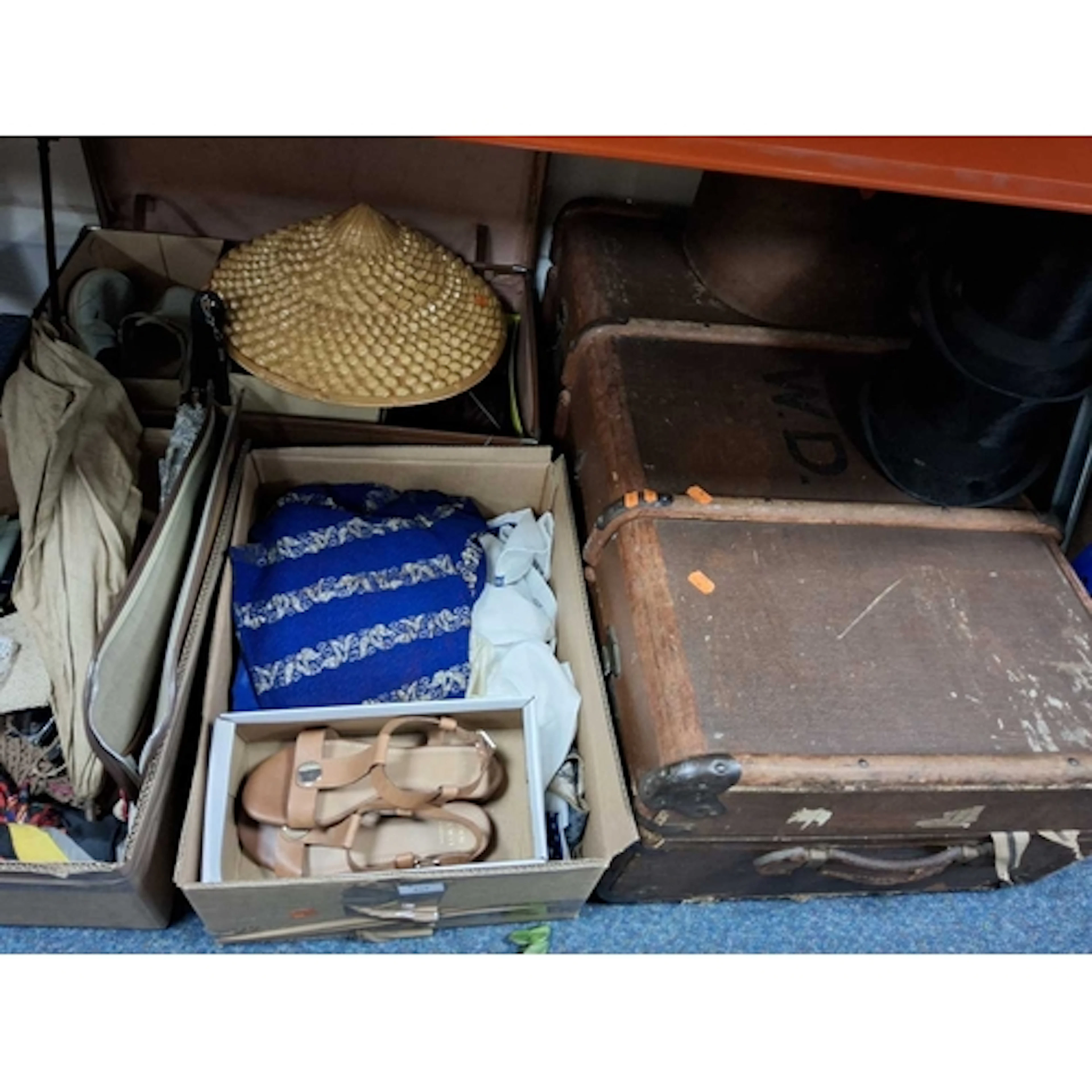 TWO BOXES AND LOOSE OF MOSTLY LADIES CLOTHING to include Joh...